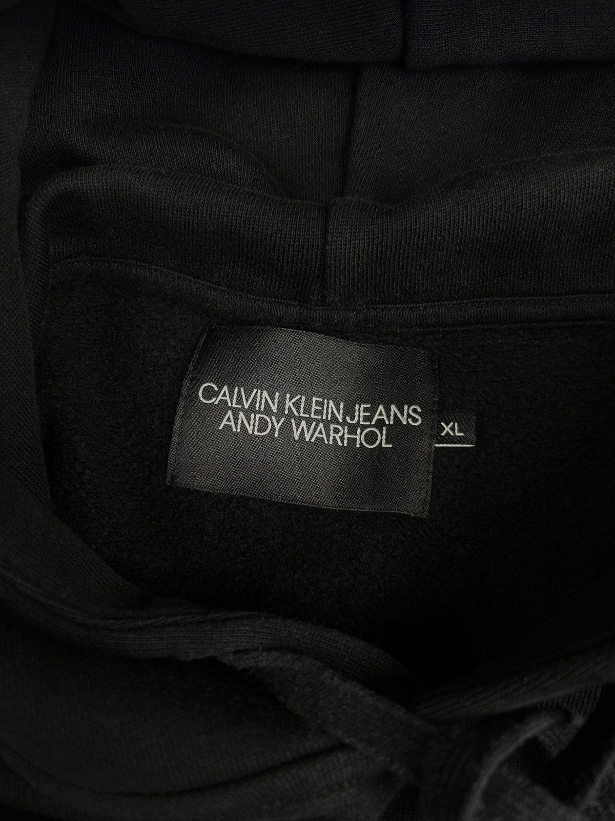 Andy Warhol Rare Calvin Klein x Andy Warhol black hoodie Xl size Size US XL / EU 56 / 4 - 10 Thumbnail