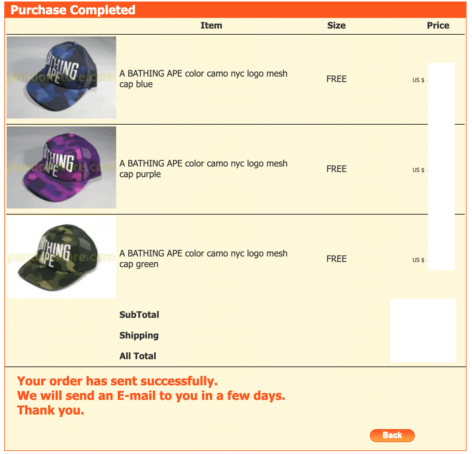 Bape NYC Logo Mesh Cap (Deadstock) Size ONE SIZE - 2 Thumbnail