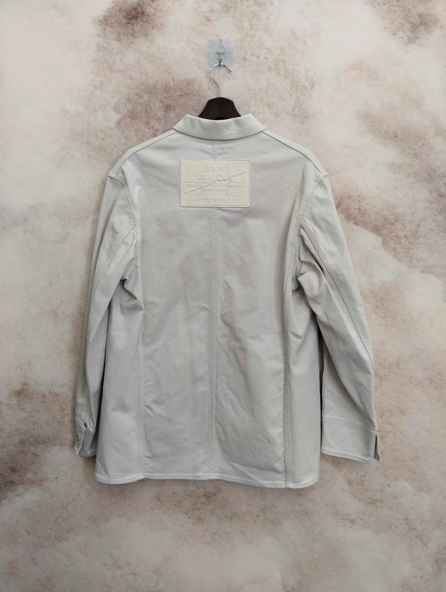 Dior DIOR 1947 Logo Embroidered Solid Shirt Jacket 48 Size US M / EU 48-50 / 2 - 2 Thumbnail