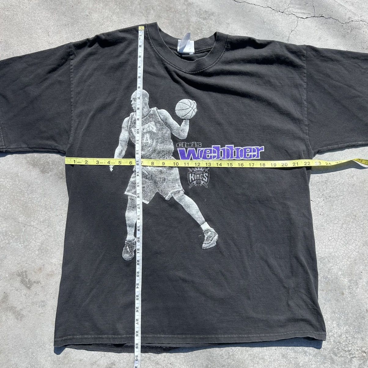 Lee Vintage 2000s Lee Sport Chris Webber Sacramento Kings Tee XL Size US XL / EU 56 / 4 - 9 Thumbnail
