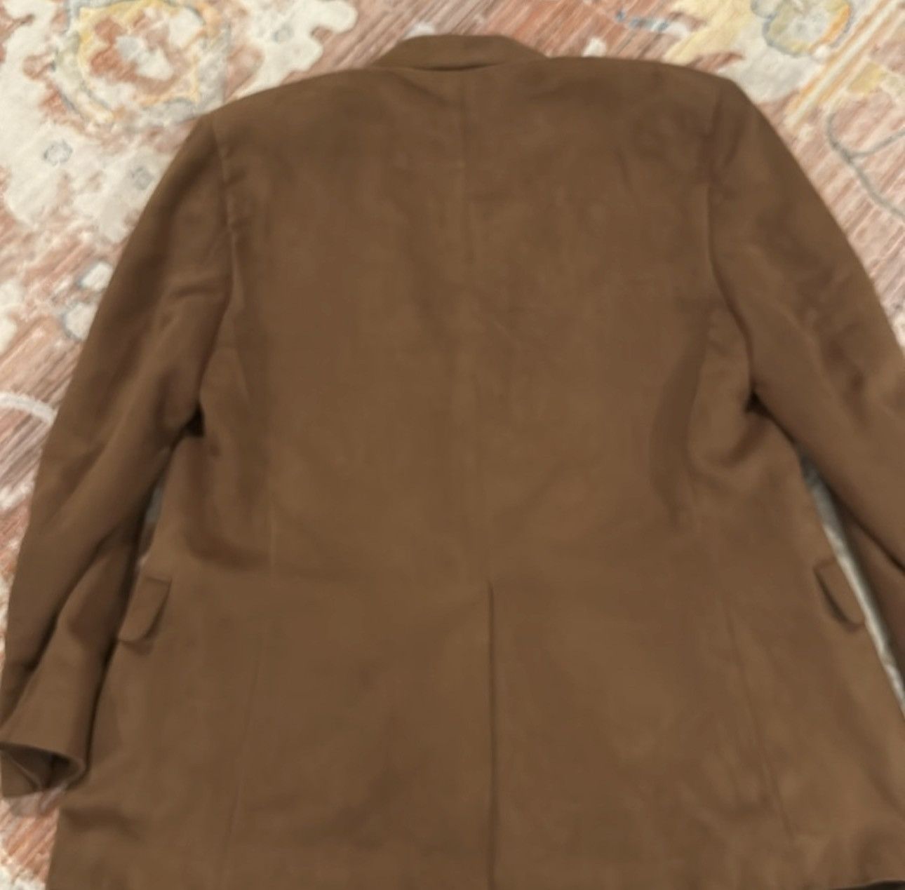 Chaps Ralph Lauren Ralph Lauren Brown Faux Suede Two Button Sport Jacket Size 40R - 4 Thumbnail