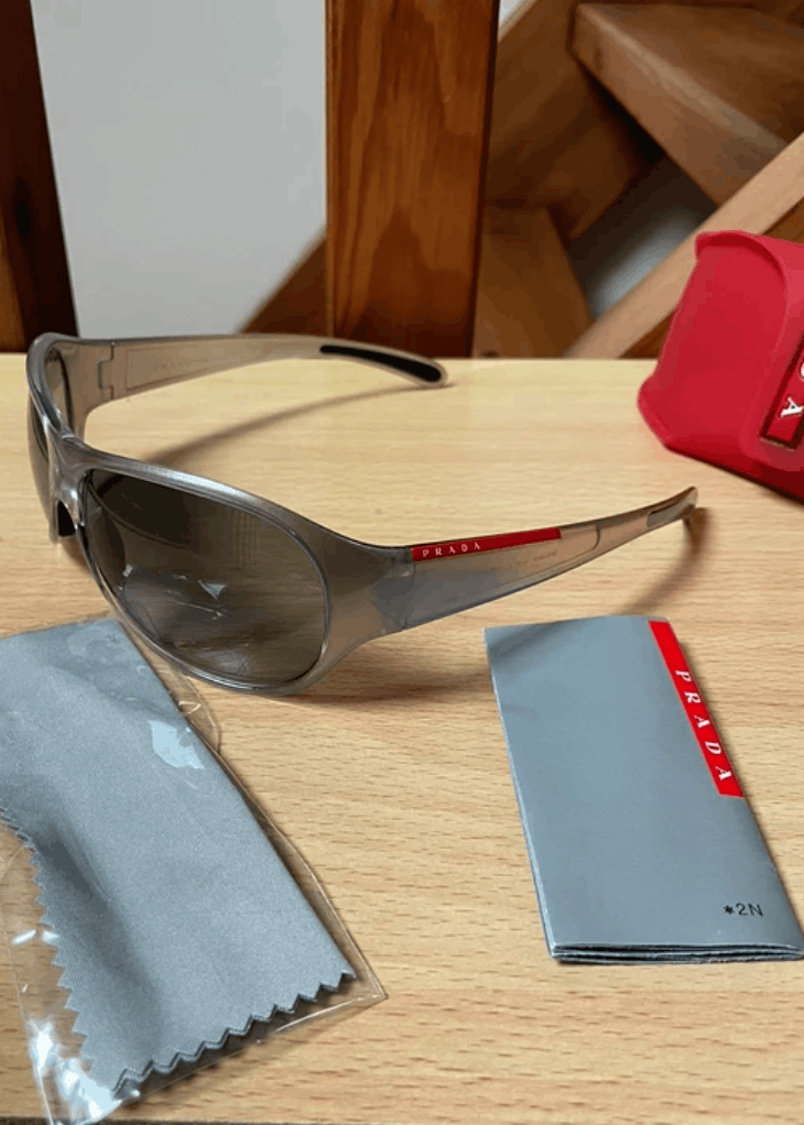 Prada PRADA Sunglasses SPS Sport Luna Rossa Flame Star Mask Size ONE SIZE - 1 Thumbnail