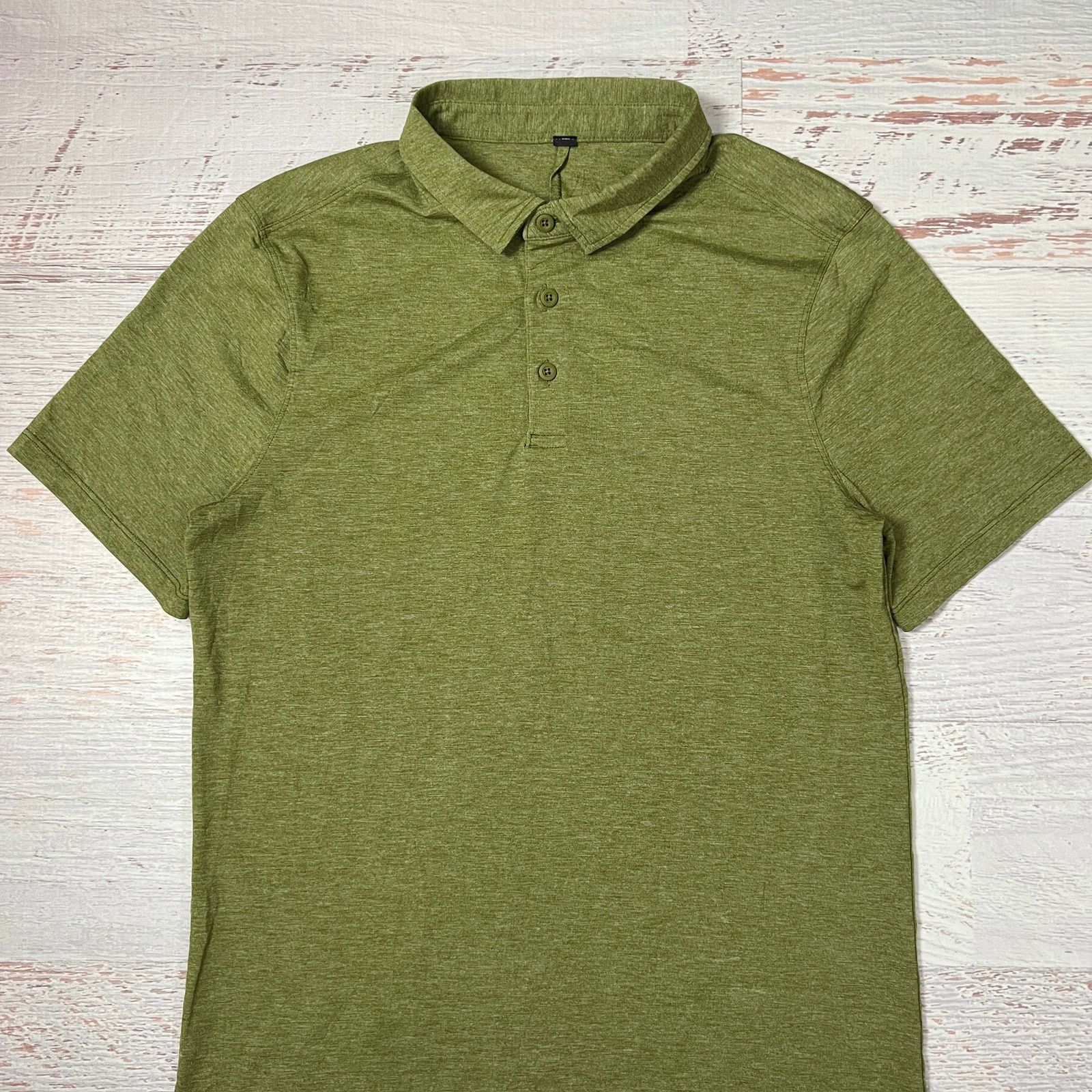 Lululemon Lululemon Evolution Slim Fit Golf Polo Green Stretch Size M Size US M / EU 48-50 / 2 - 5 Thumbnail