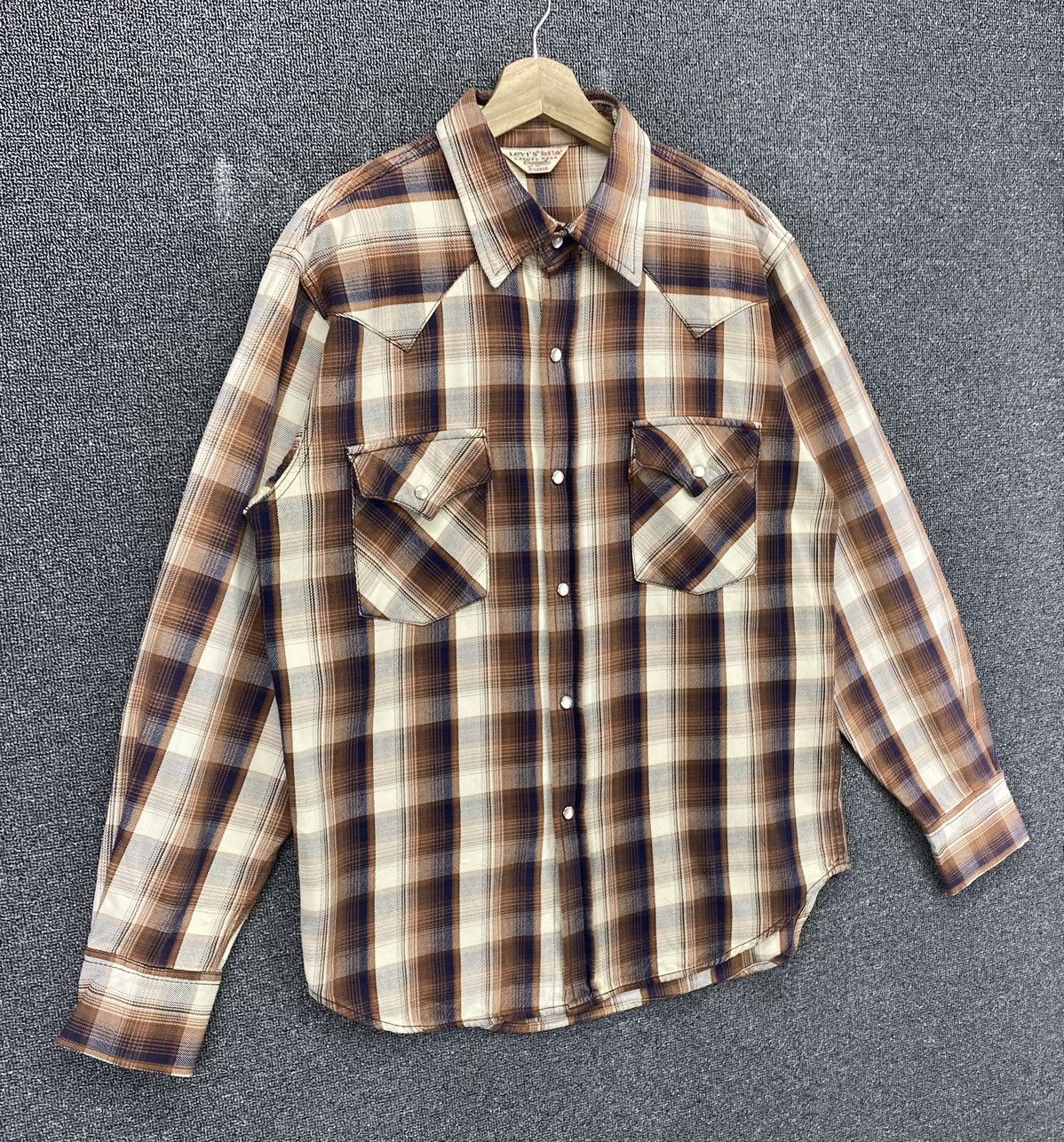 Levi's Vintage Levis Red Tab’s Classic Shadow Plaids Flannel Size XL / US 12-14 / IT 48-50 - 2 Thumbnail