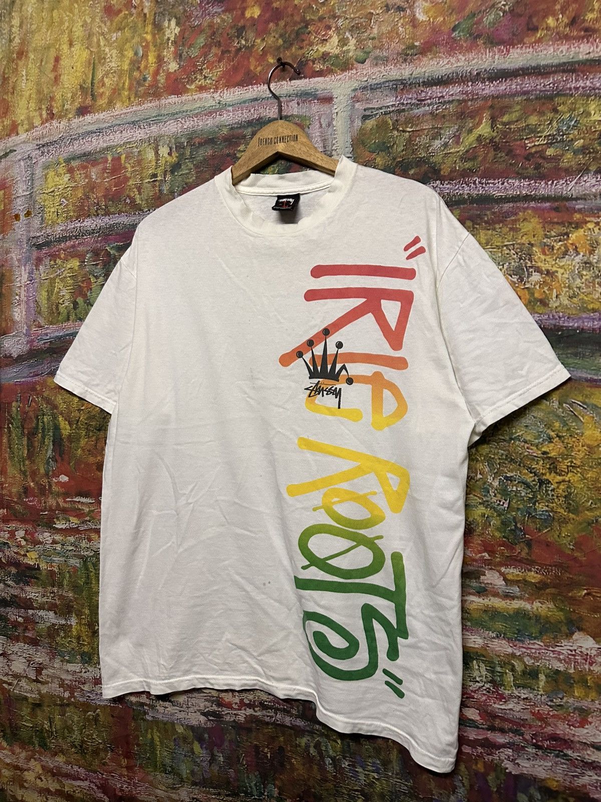 Stussy Vintage Irie Roots Rasta Tee Size US L / EU 52-54 / 3 - 4 Thumbnail