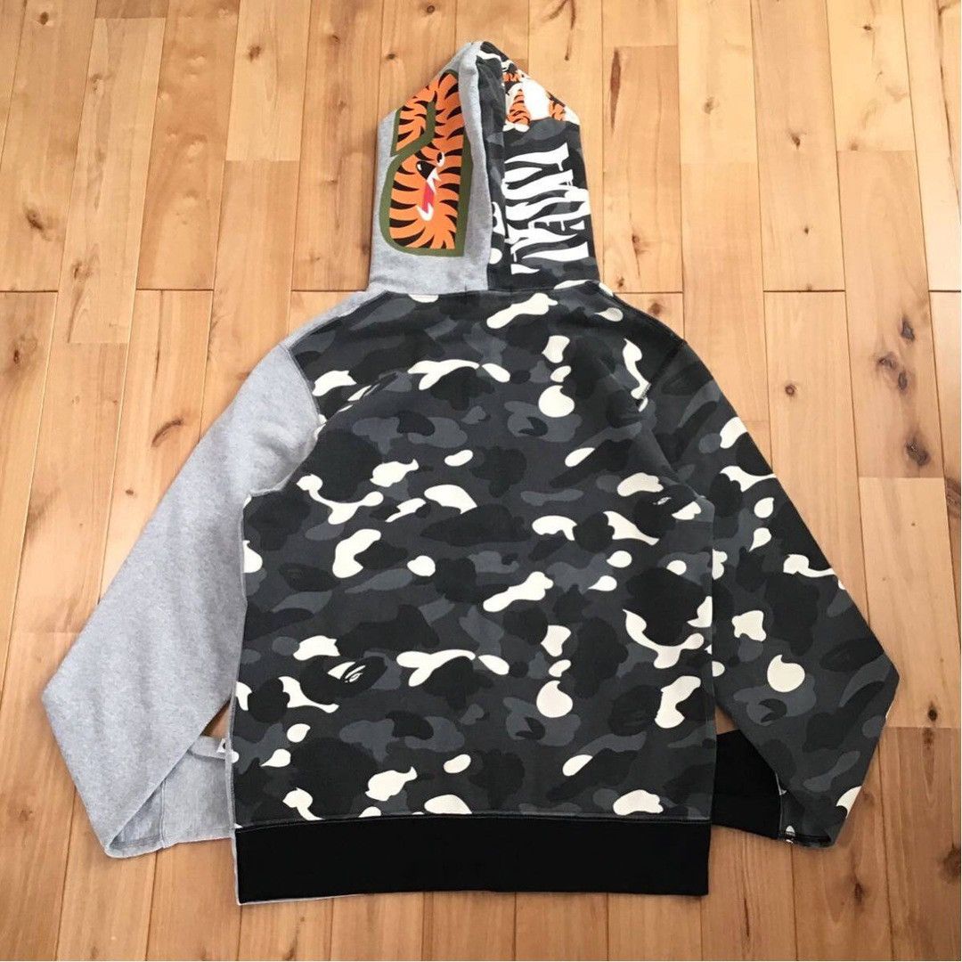 Bape 💫Glow in the dark BAPE City camo Tiger Shark full zip hoodie Size US L / EU 52-54 / 3 - 3 Thumbnail
