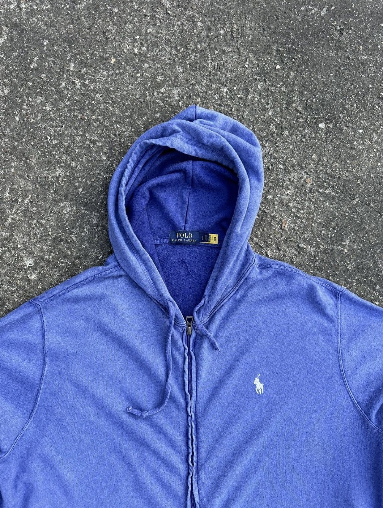 Polo Ralph Lauren Vintage Polo Ralph Lauren Zip Hoodie Blue Size US L / EU 52-54 / 3 - 5 Thumbnail