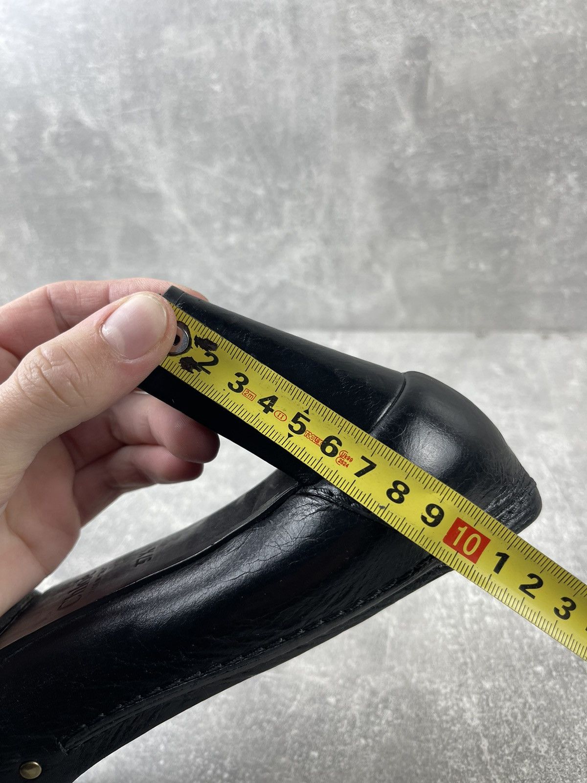 Chloe × Vintage Chloe Black Formal Logo Opium Leather Heels Luxury Shoes Size US 7.5 / IT 37.5 - 11 Thumbnail