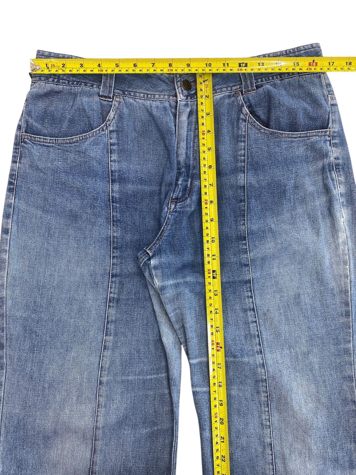 Japanese Brand Japanese Brand Blue Wash Arrow Line Style Jeans Size US 33 - 8 Thumbnail