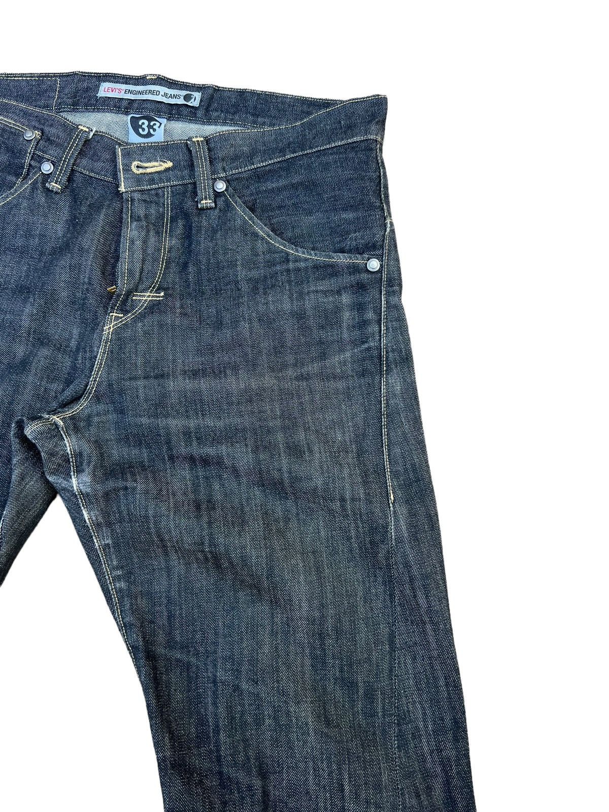 Levi's Vintage 2003 Levi’s Engineered Distress Denim Bootcut Jeans Size US 33 - 9 Thumbnail