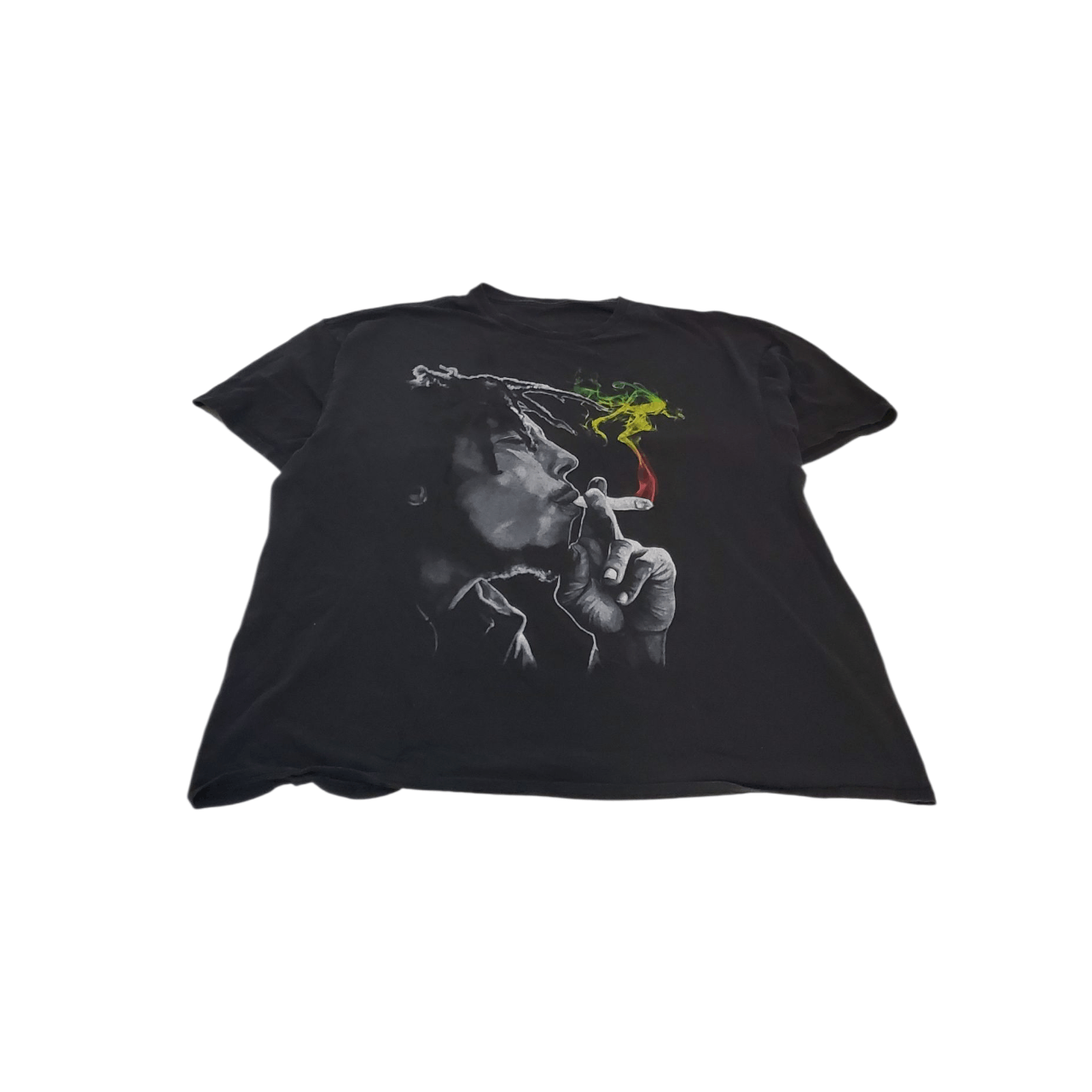 Vintage Bob Marley Smoking T-Shirt Size US L / EU 52-54 / 3 - 1 Thumbnail