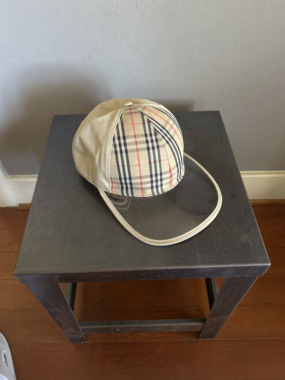 Burberry × Supreme Supreme Burberry 6-panel Beige Hat | Grailed