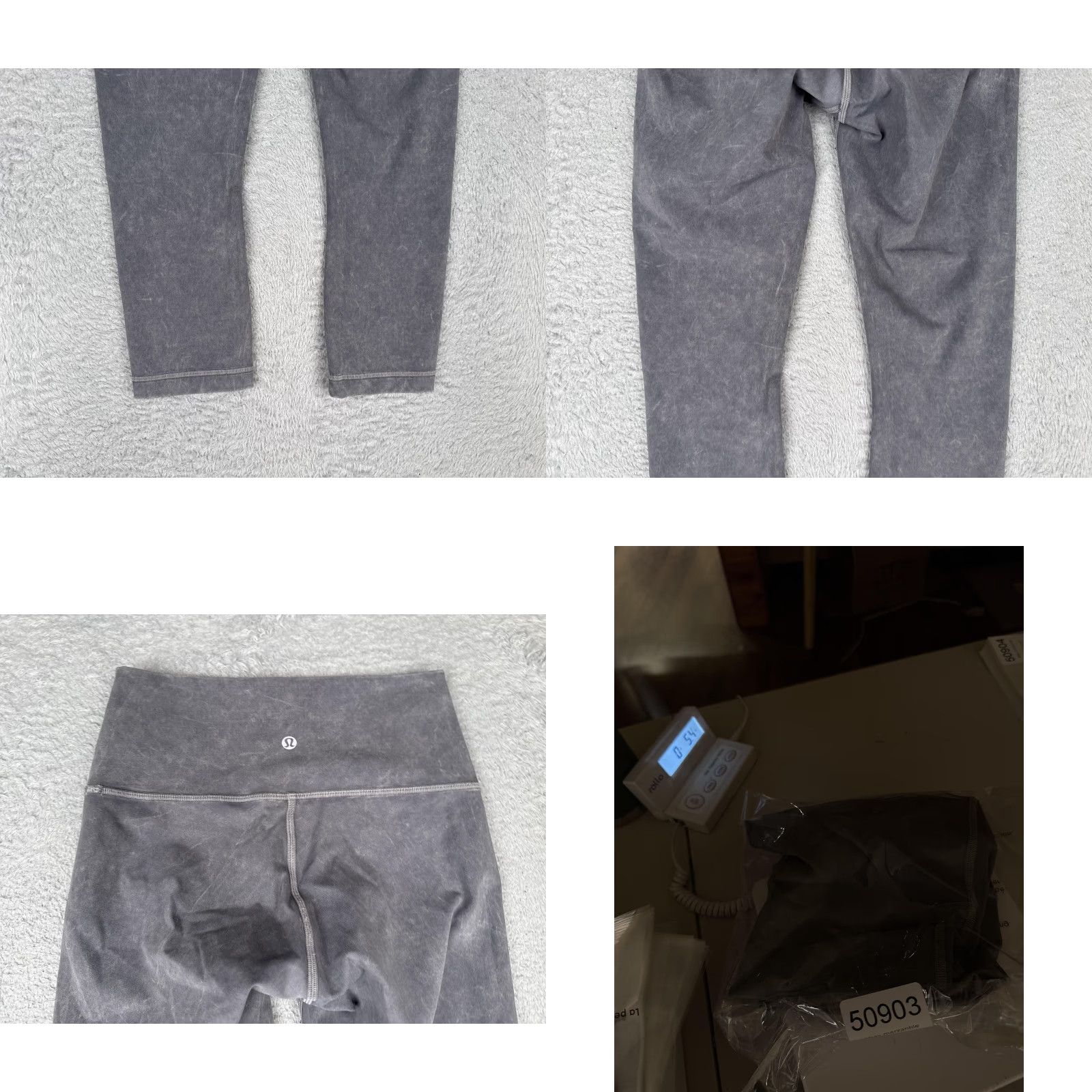 Lululemon Lululemon Wunder Under Pants Womens 4 Gray Hi-Rise 21" Crop Tight Leggings Yoga Gym & Training Womens) Size 27" / US 4 / IT 40 - 9 Thumbnail