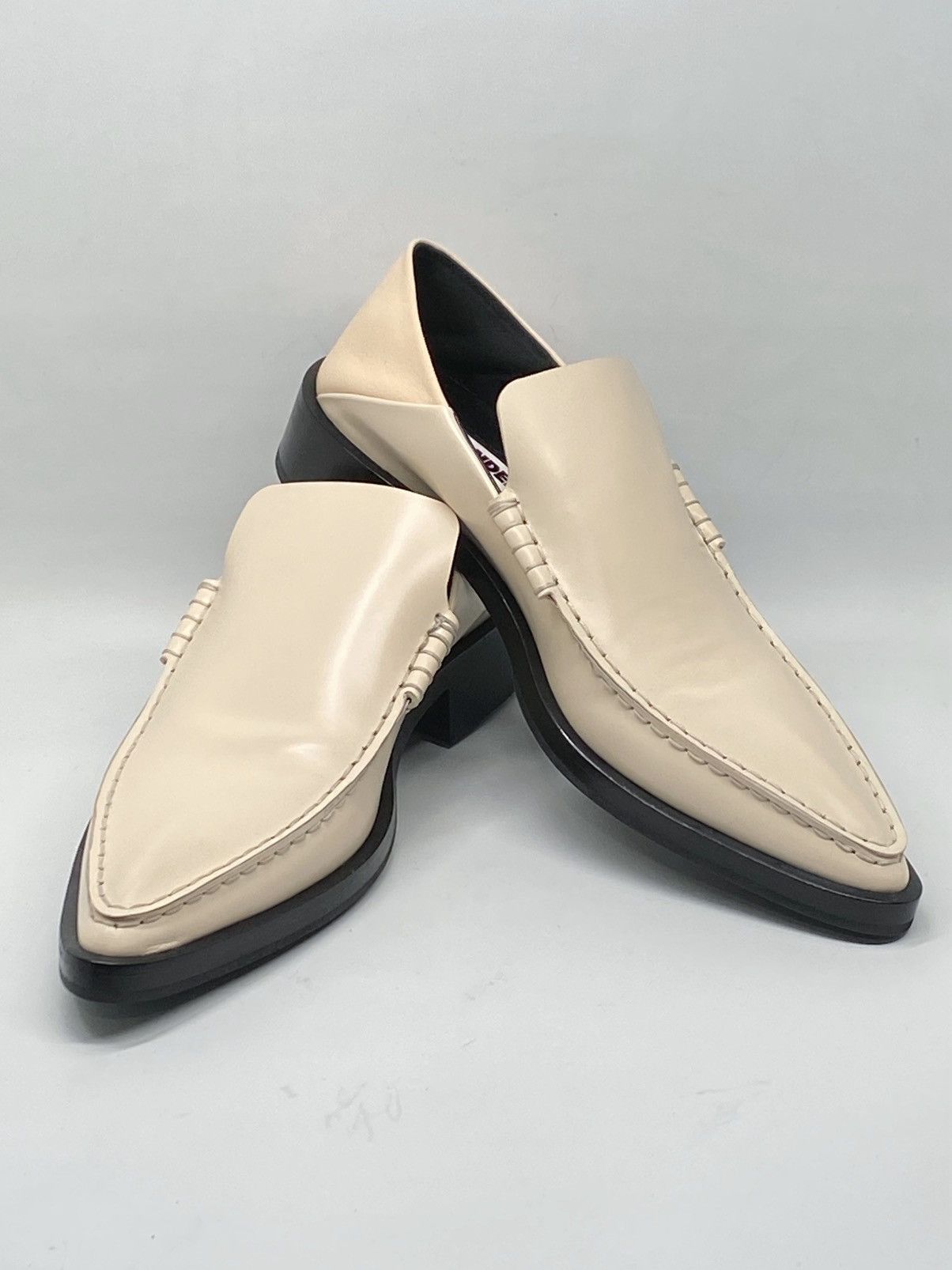 Jil Sander JIL SANDER Point Toe Leather Loafers size 37 Size US 7 / IT 37 - 3 Thumbnail