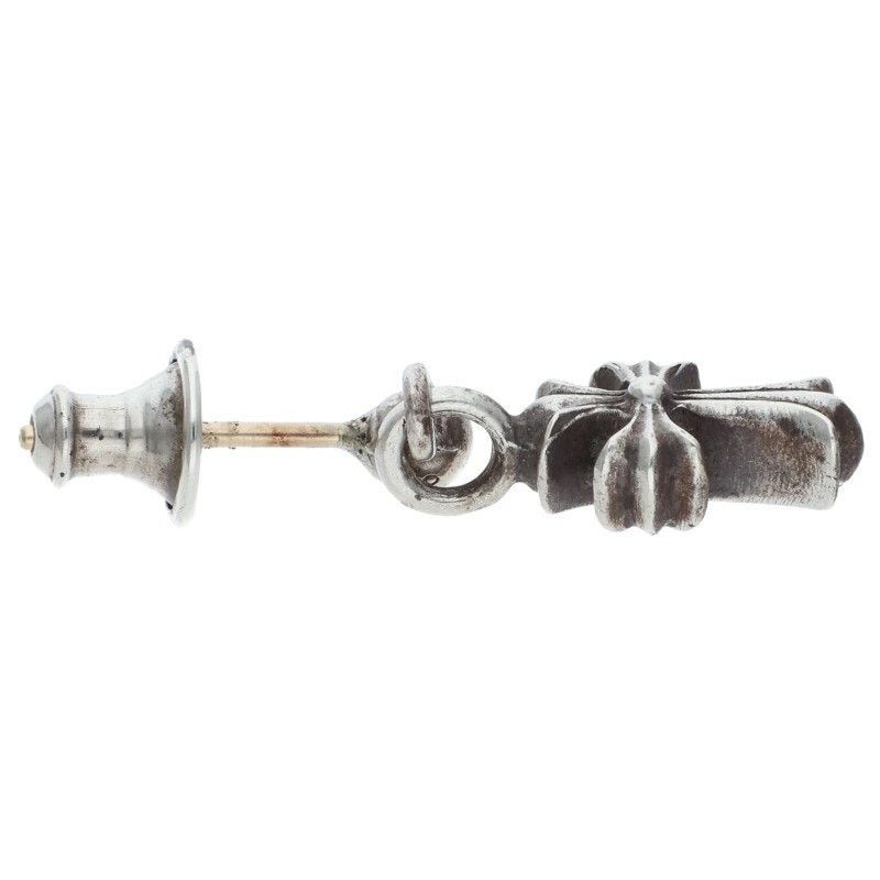 Chrome Hearts Chrome Hearts Stack Cross Drop Silver Earring Size ONE SIZE - 3 Thumbnail