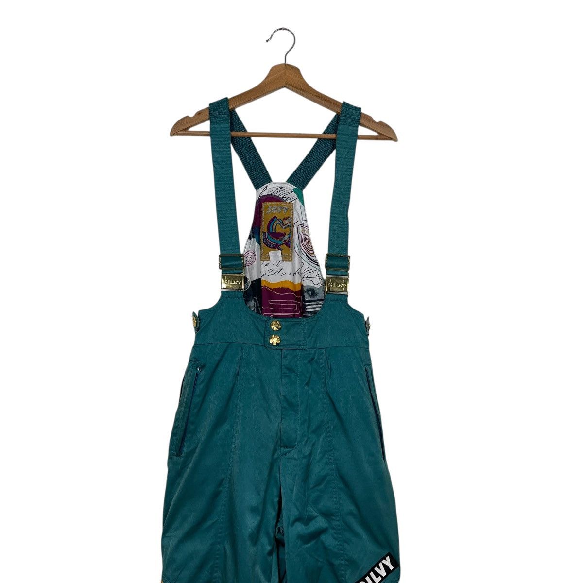 Designer Vintage 90s Silvy Ski Pants Overalls Size M Size US 30 / EU 46 - 3 Thumbnail