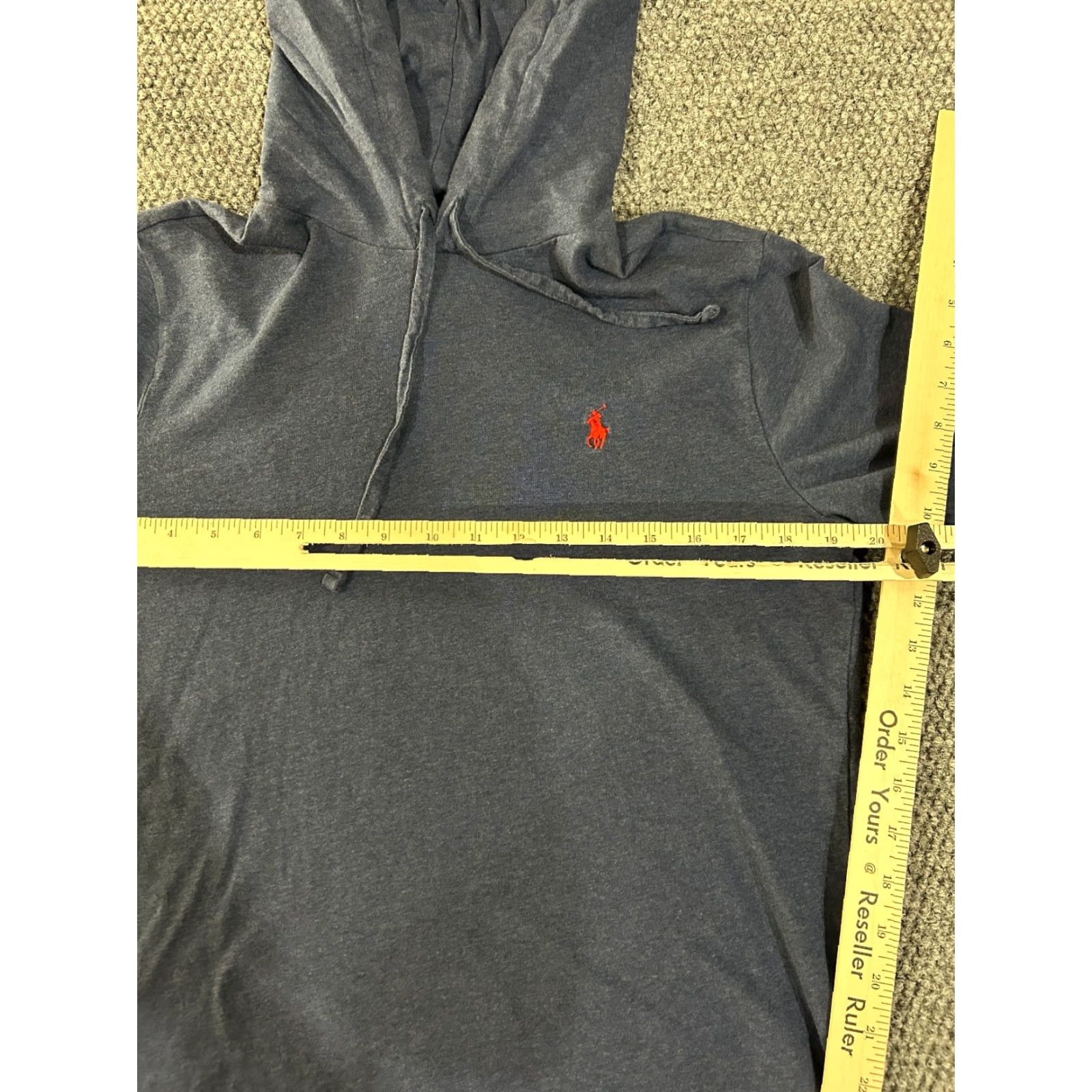Polo Ralph Lauren Polo Ralph Lauren Hoodie Mens Small Blue Graphic Long Sleeve Pullover pony Shirt Size US S / EU 44-46 / 1 - 3 Thumbnail