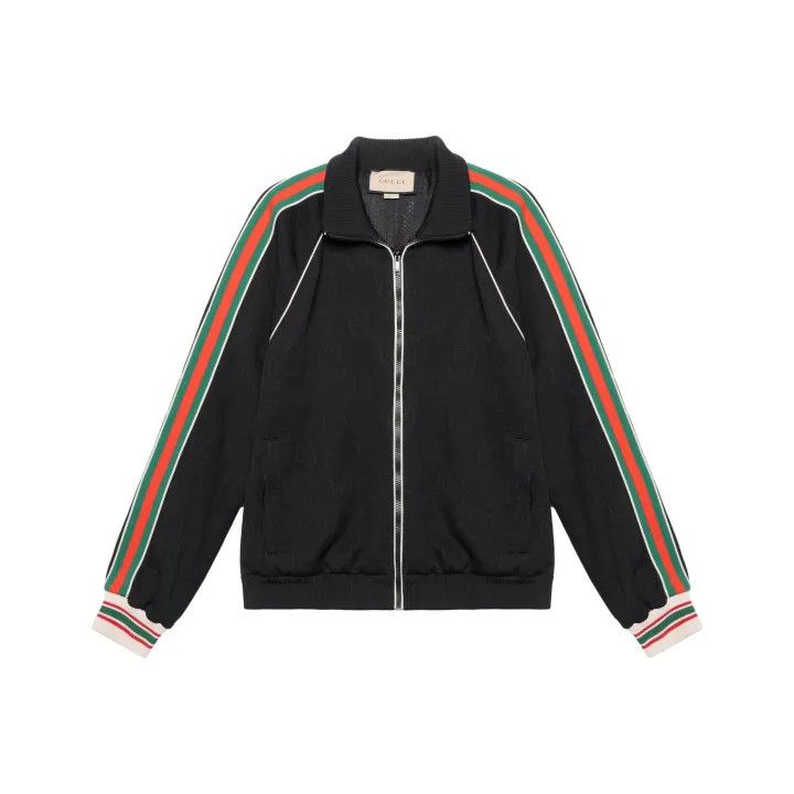 Gucci Gucci Black Double G Knit Zip Jacket Size US S / EU 44-46 / 1 - 1 Thumbnail