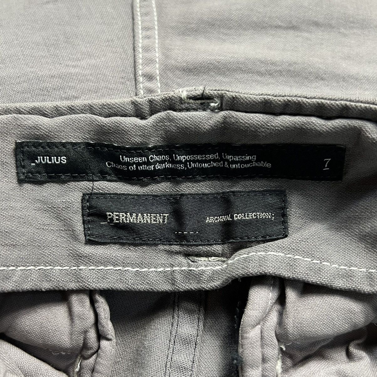 Julius Julius ss24 Gas Mask Cargo Shorts Pants Size US 34 / EU 50 - 4 Thumbnail