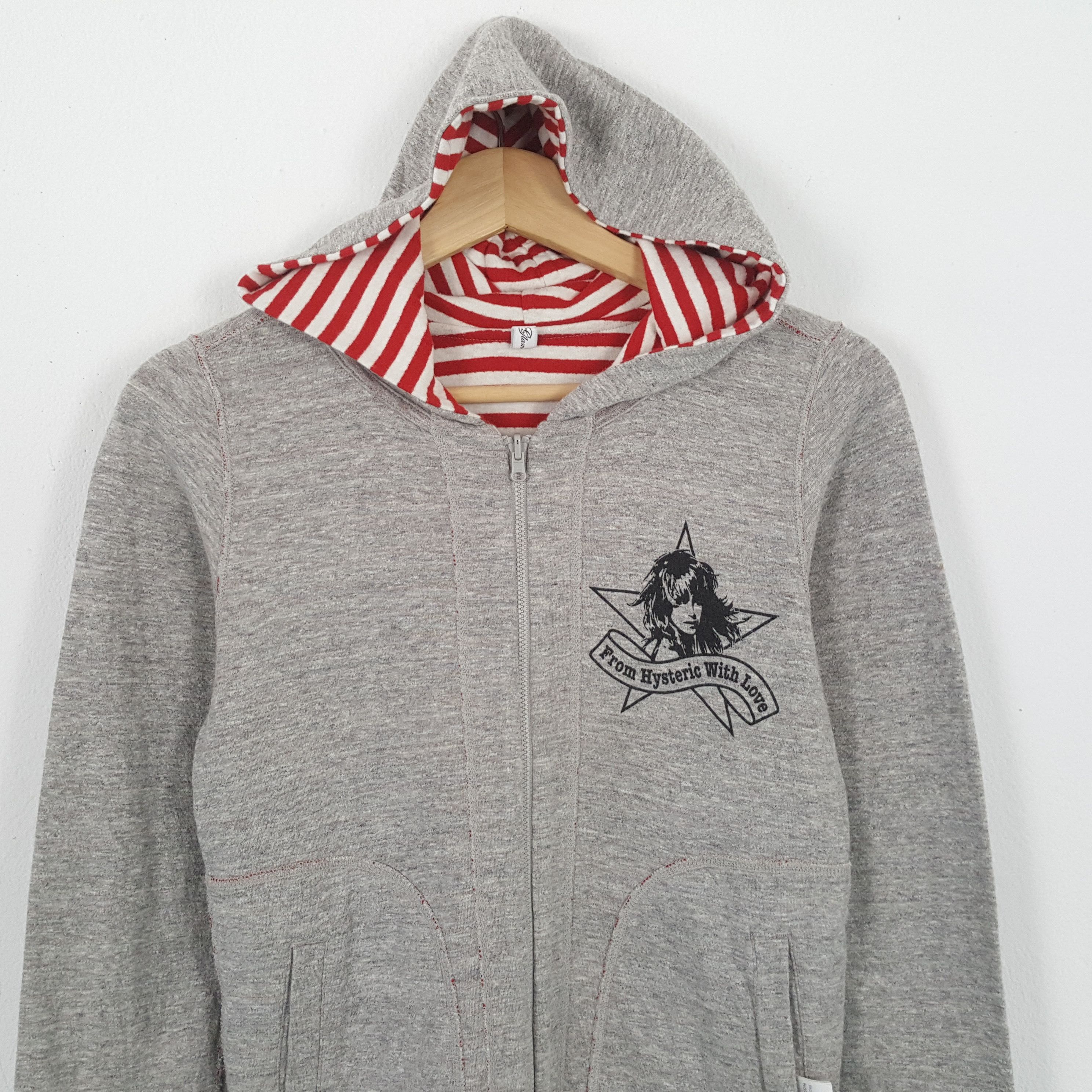 Hysteric Glamour × Japanese Brand × Vintage Vintage HYSTERIC GLAMOUR Japanese Brand Reversible Hoodies Size XXS / US 00 / IT 34 - 4 Thumbnail
