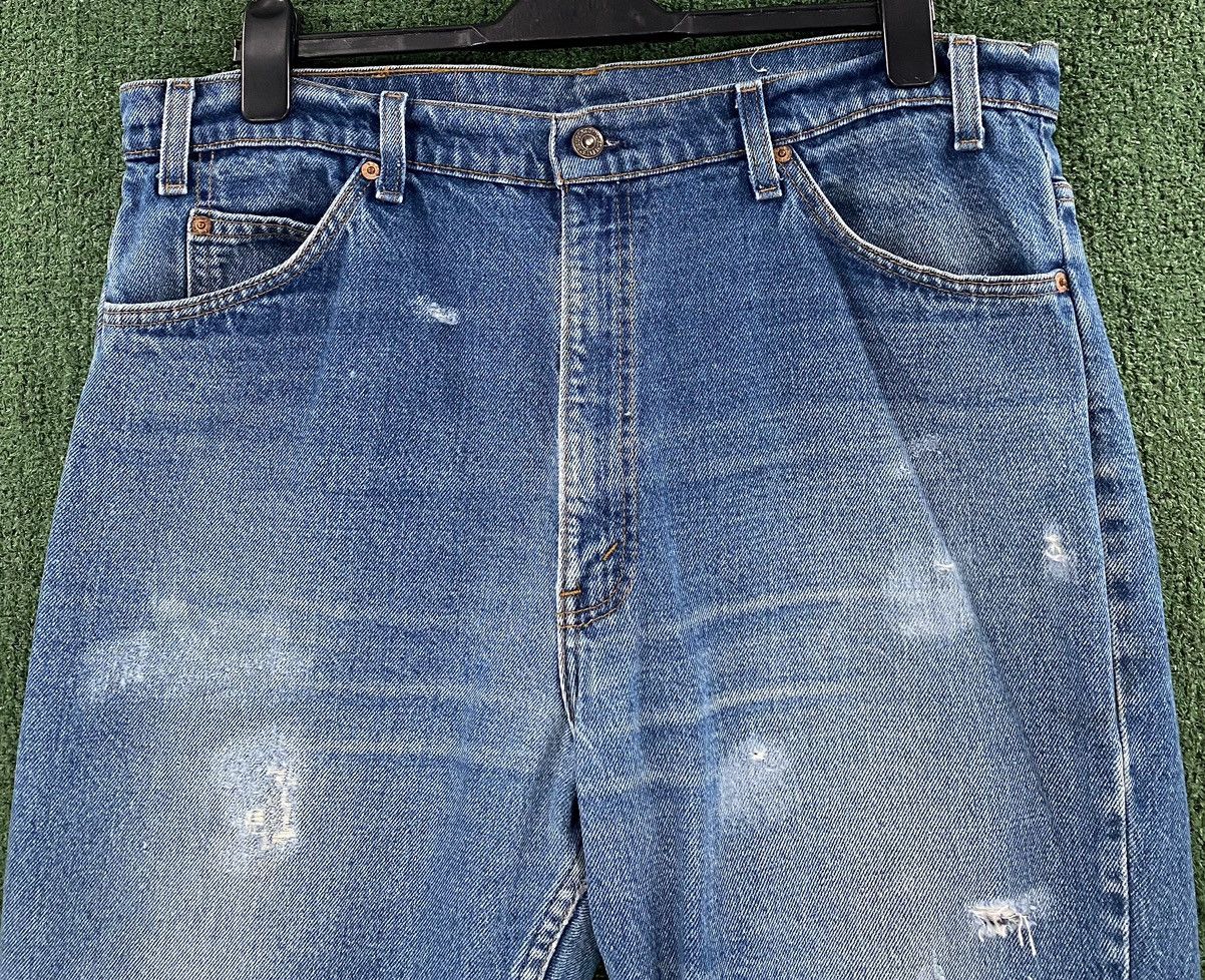 Levi's VTG 80’s Levi’s 40505-0215 Orange Tab Distressed Jeans Sz 38 Size US 38 / EU 54 - 2 Thumbnail