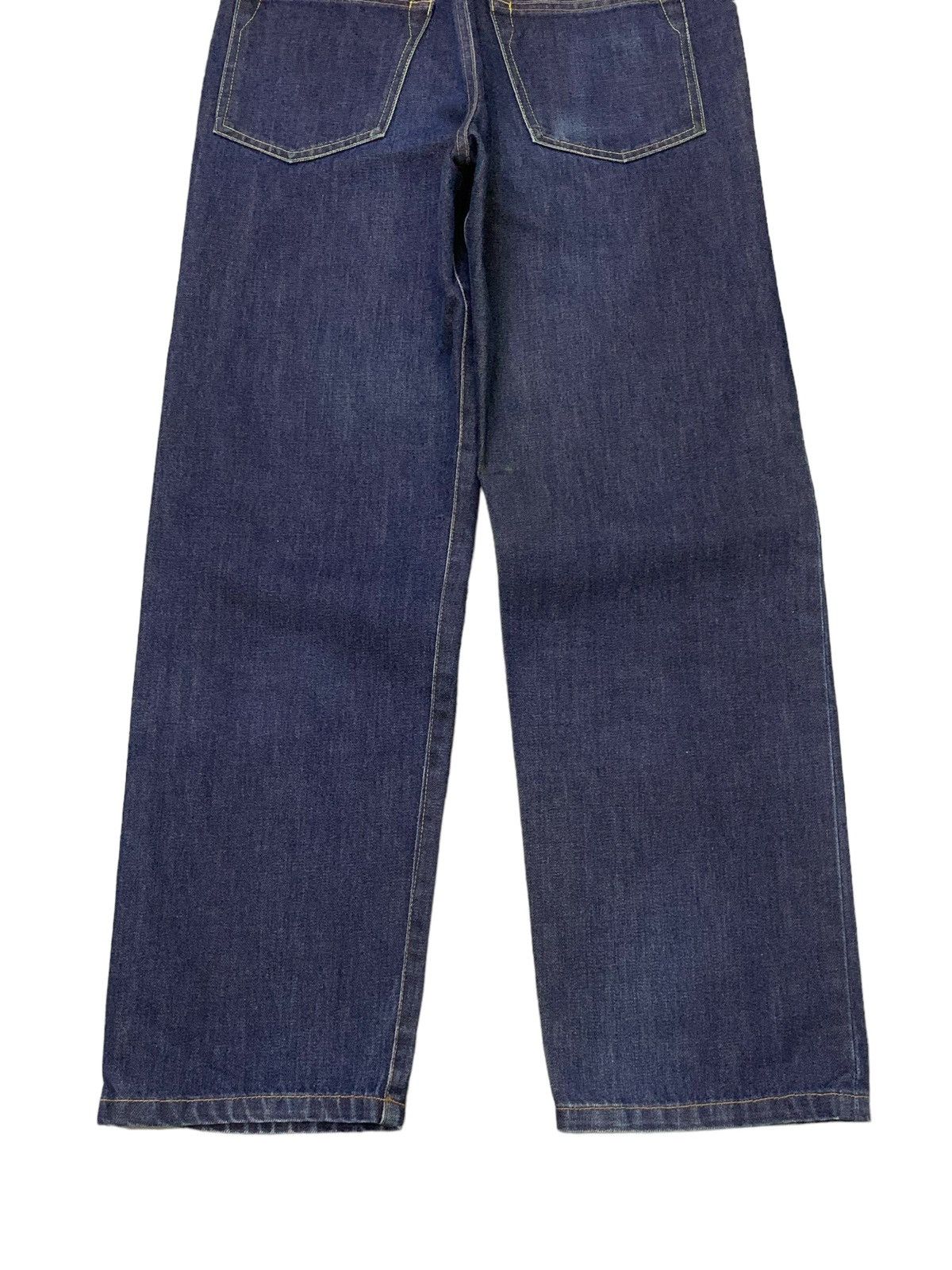 Marithe + Francois Girbaud × Pelle Pelle Marithe Francois Girbaud Raw Baggy Loose Jeans Size US 30 / EU 46 - 10 Thumbnail