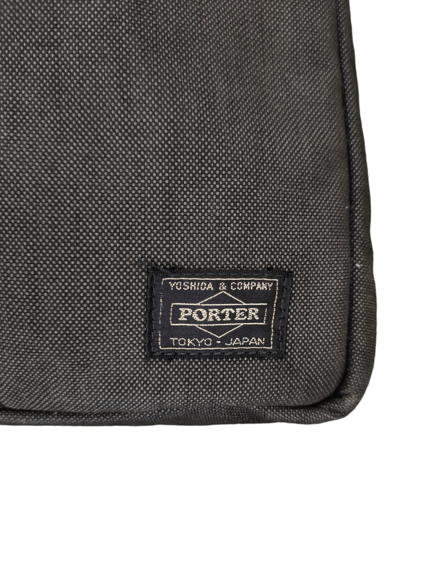 Porter Vintage Porter Japan Black Faded Canvas Briefcase Tote Bag Size ONE SIZE - 5 Thumbnail