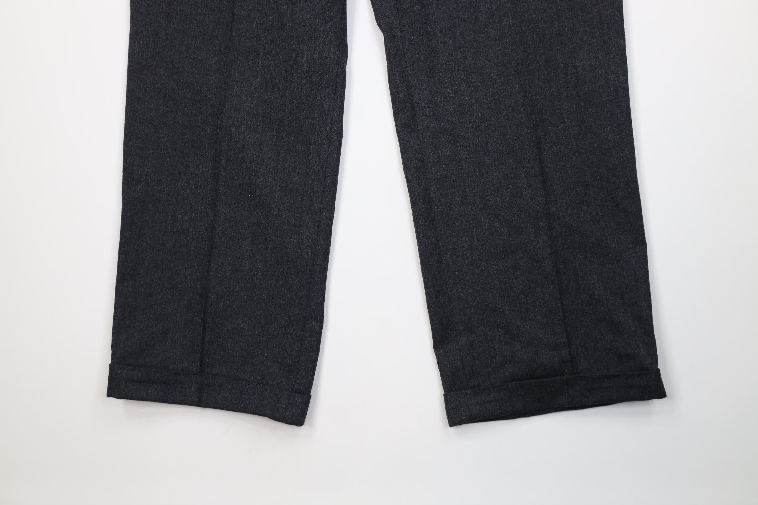 Vintage Vintage 70s Streetwear Knit Wide Leg Chino Pants Gray USA Size US 40 / EU 56 - 4 Thumbnail