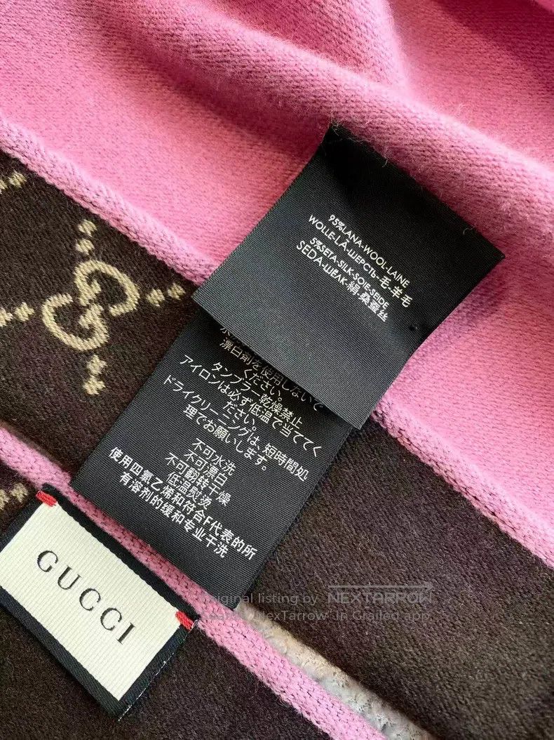 Gucci Gucci Old flower colour-matched scarf Size ONE SIZE - 6 Thumbnail