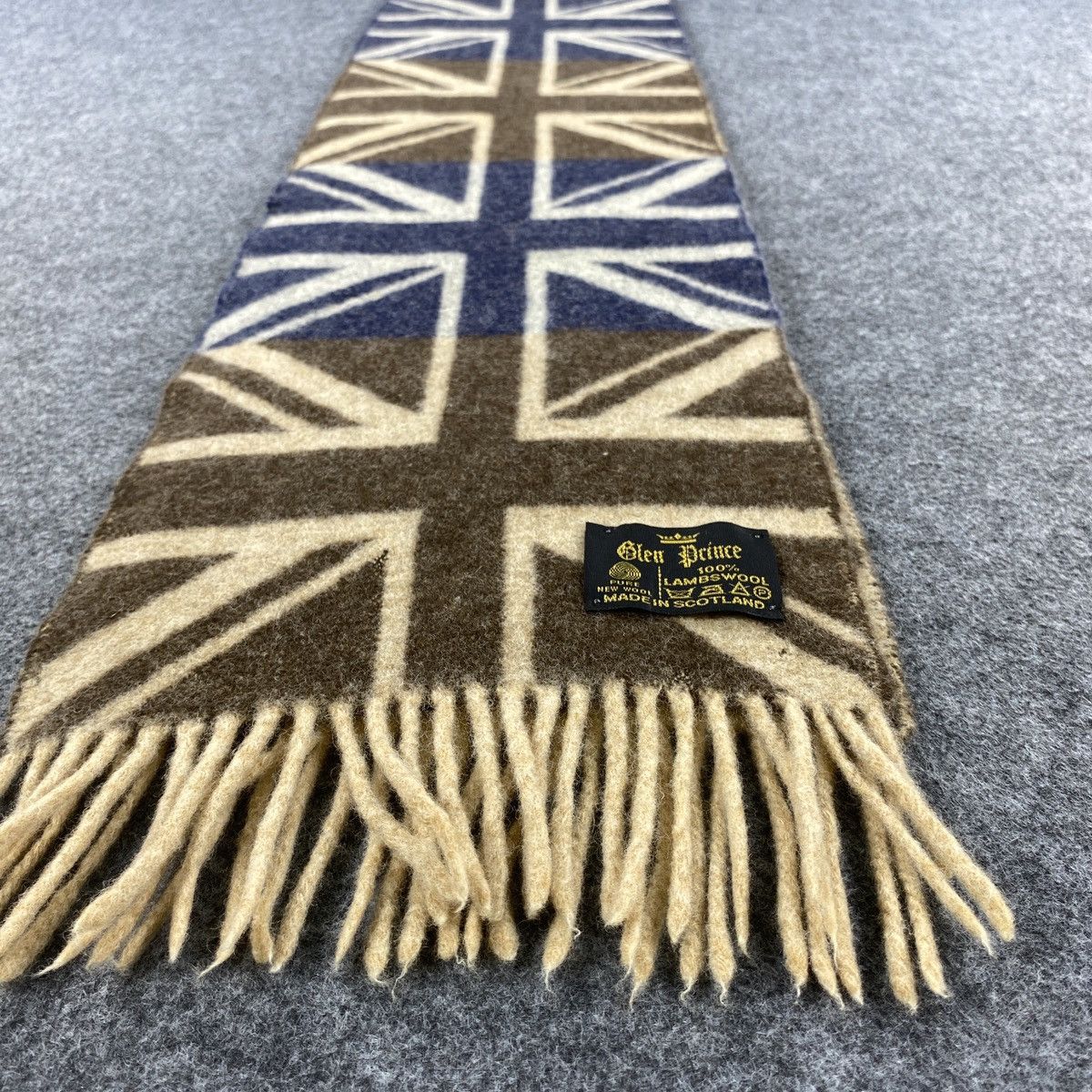 Vintage Glen Prince Scarf # Muffler # Neckwear # D562 Size ONE SIZE - 2 Thumbnail