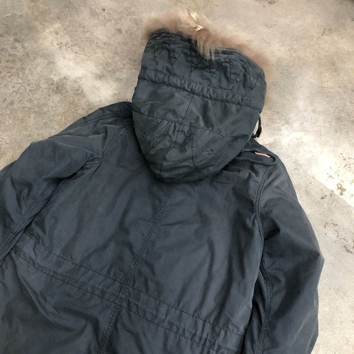 Avirex Avirex Sunfaded Hoodie Faux Fur Parka Fishtail Size US M / EU 48-50 / 2 - 10 Thumbnail