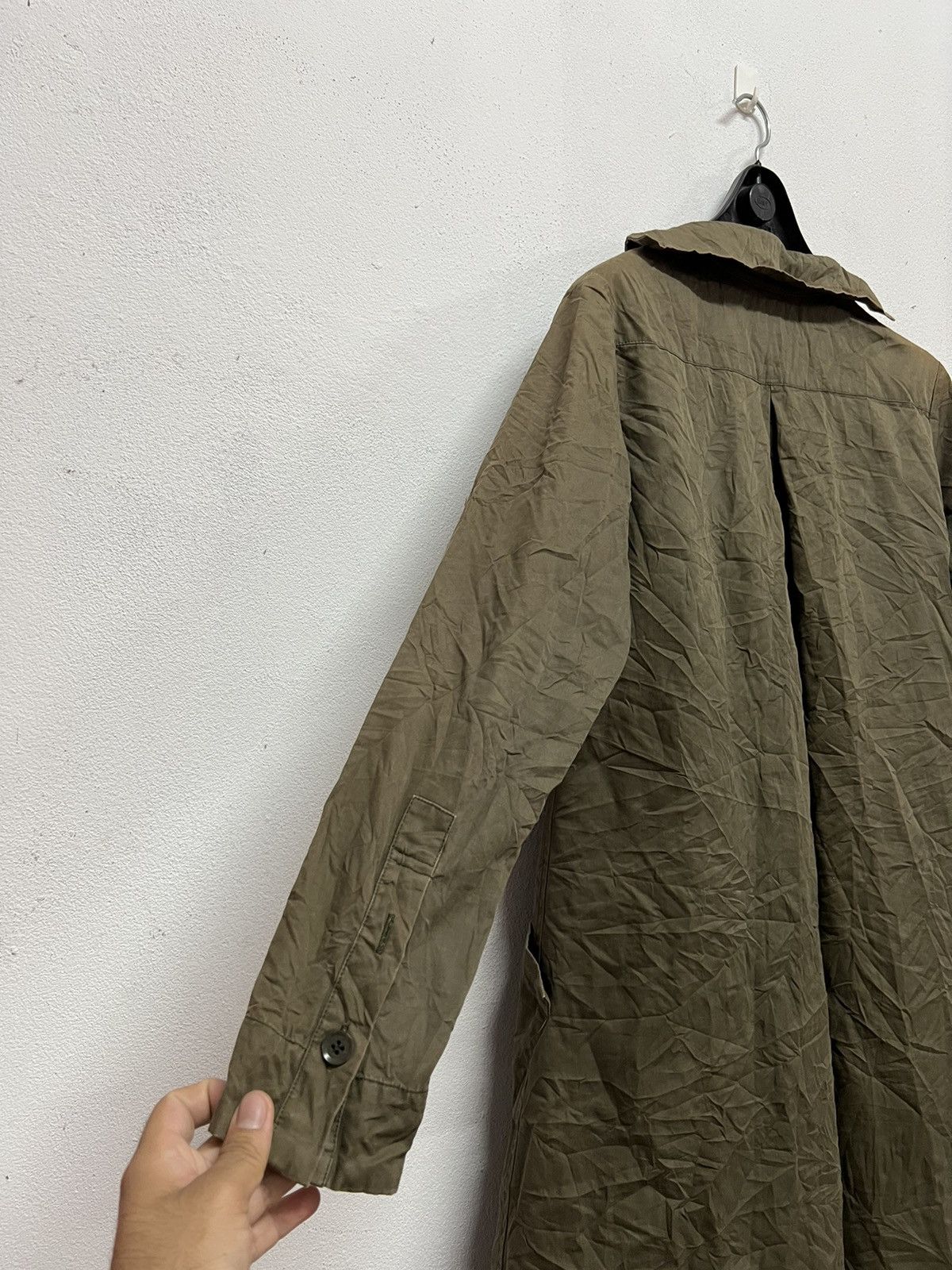 Designer × Y's × Yohji Yamamoto Y’s Yohji Yamamoto Born Product Out Pocket Shirt Dres Jacket Size XS / US 0-2 / IT 36-38 - 11 Thumbnail