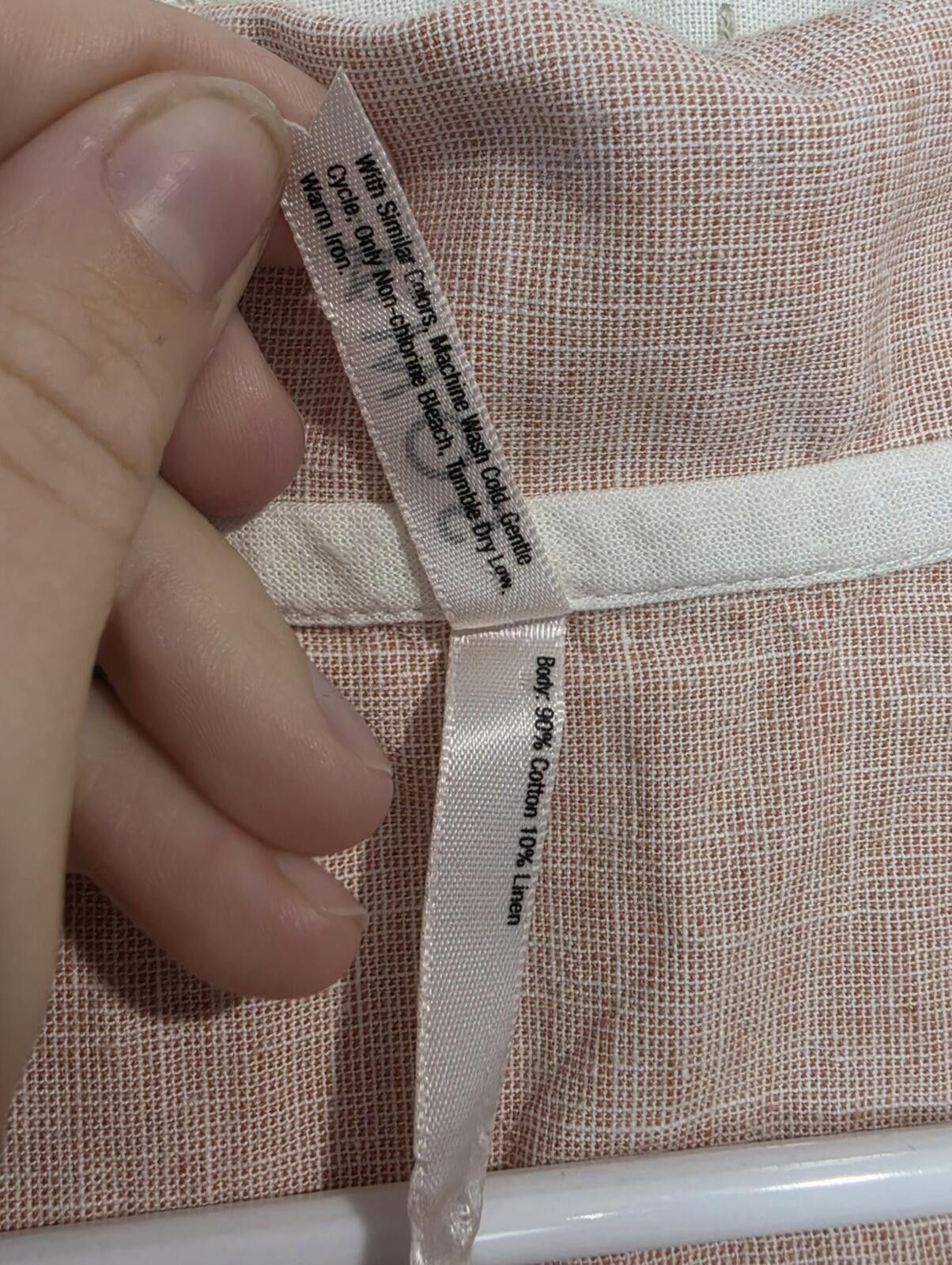 semanticdesign Soma Laundered Cotton Short-Sleeve Notch Collar Pajama Top Size ONE SIZE - 6 Thumbnail