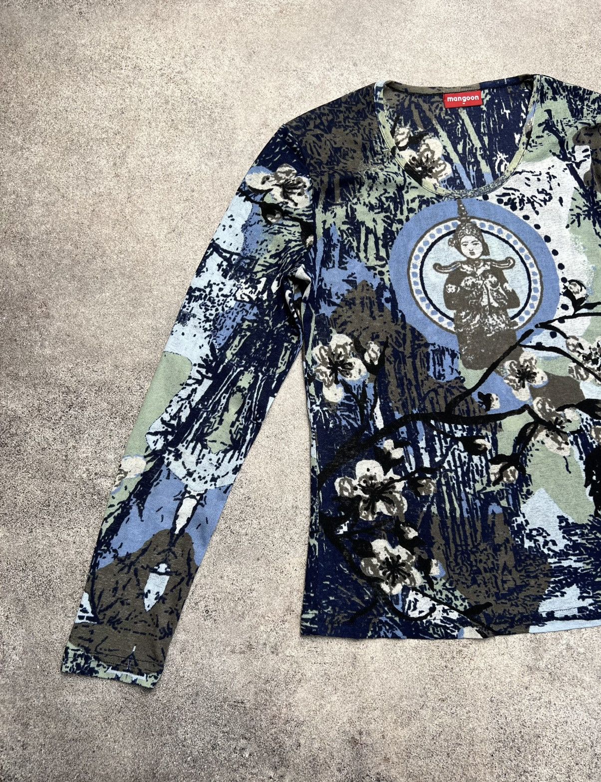Japanese Brand × Vintage Mangoon mesh unisex long sleeve Size US S / EU 44-46 / 1 - 2 Thumbnail