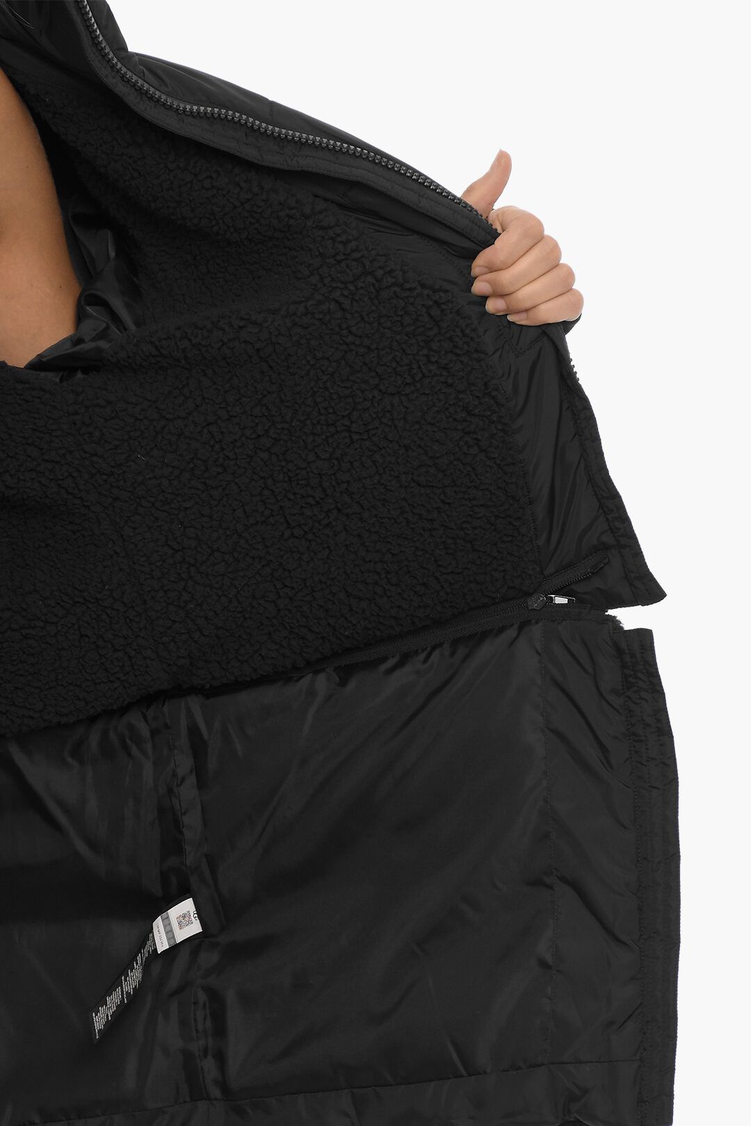 Ugg og1mm0824 Annabeth Jacket With Exrtractable Hood in Black Size L / US 10 / IT 46 - 7 Thumbnail