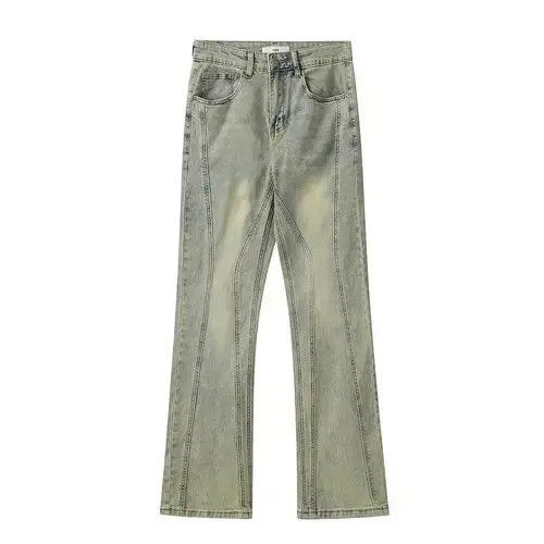 Other Yellow washed striped flare Jeans Size US 28 / EU 44 - 1 Thumbnail