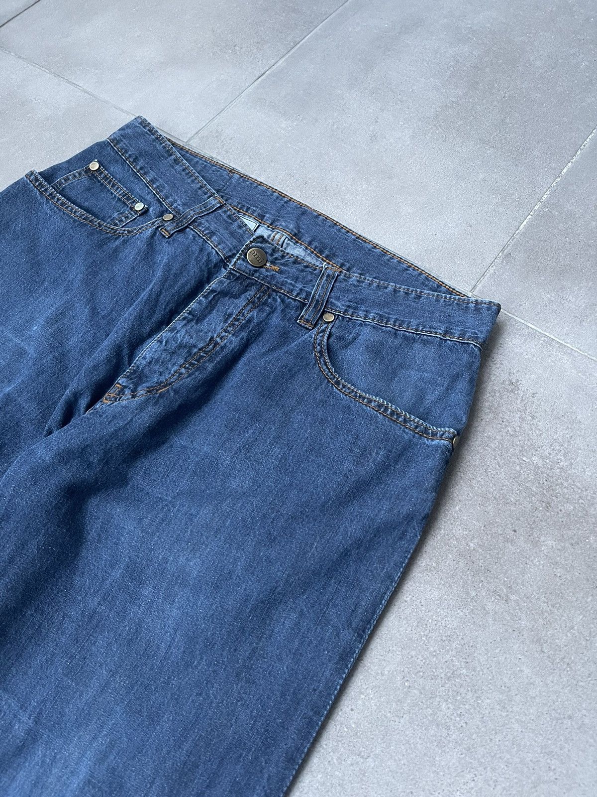 AMI AMI Alexandre Mattiussi Indigo Denim Pants Size US 30 / EU 46 - 10 Thumbnail