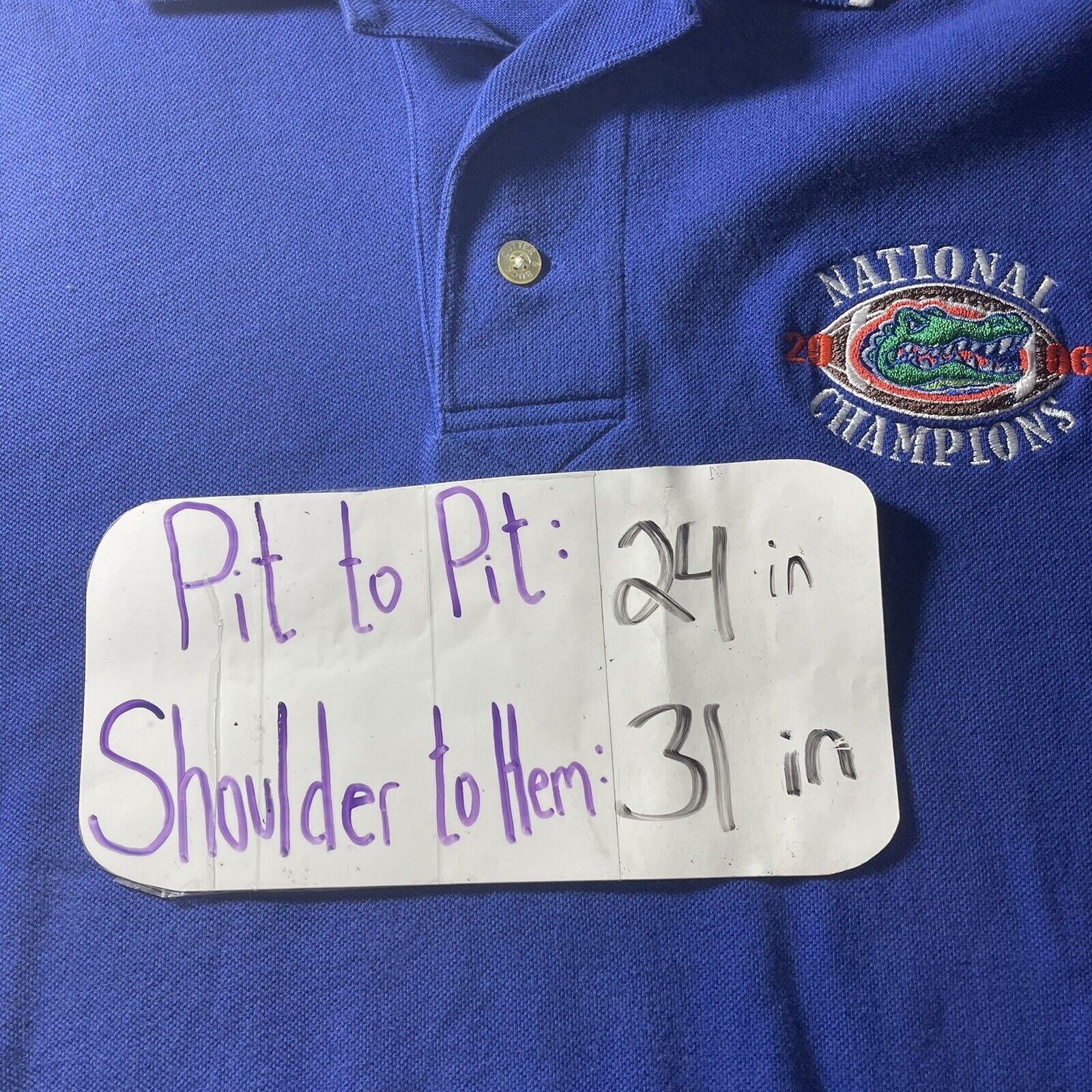 Cutter & Buck Vintage University Of Florida Gators 2006 Champions Polo Size US L / EU 52-54 / 3 - 10 Thumbnail