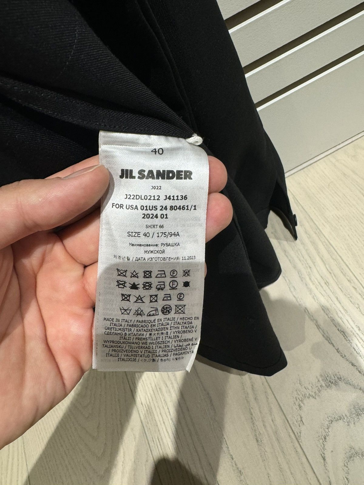Jil Sander Jil Sander Wool Workwear Shirt Size 40R - 4 Thumbnail