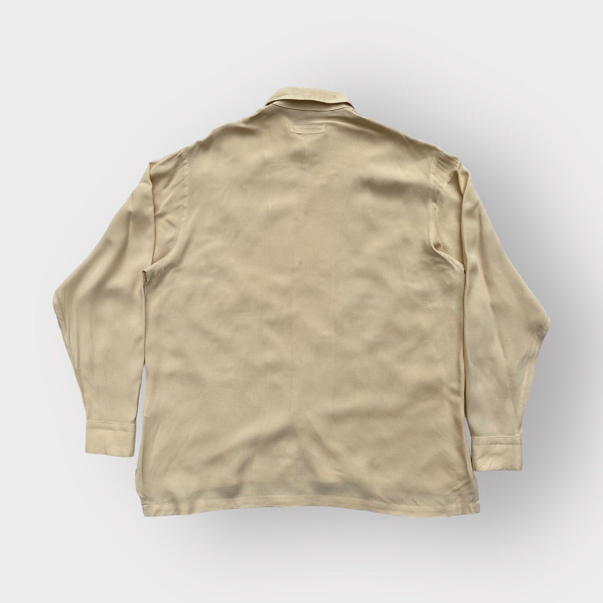 Yohji Yamamoto Y’s Shirt For Men Embroidered Collar Oversized Rayon Shirt Size US M / EU 48-50 / 2 - 4 Thumbnail