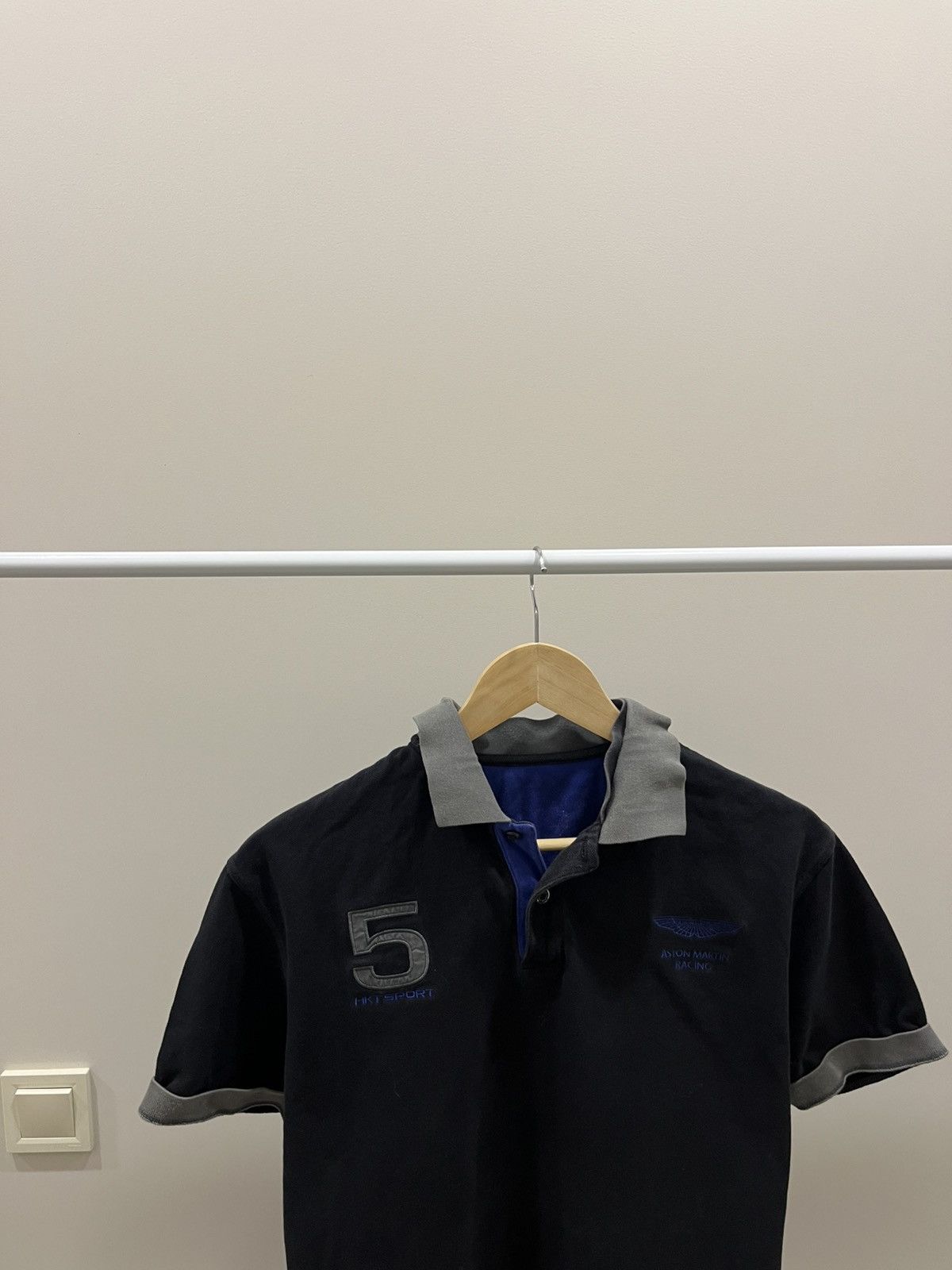Hackett HACKETT ASTON MARTIN VINTAGE RACING LUXURY POLO SHIRT Size US L / EU 52-54 / 3 - 2 Thumbnail