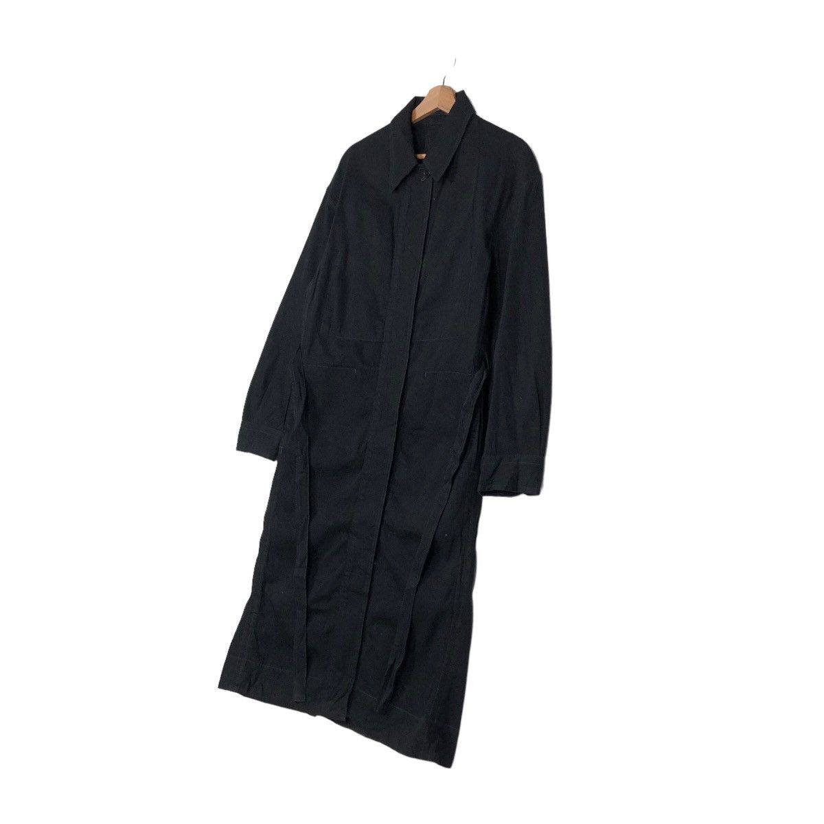 Japanese Brand 🔥Vintage Long Jacket Chore Rich Black Uniqlo Undercover Jpn Size US M / EU 48-50 / 2 - 2 Thumbnail