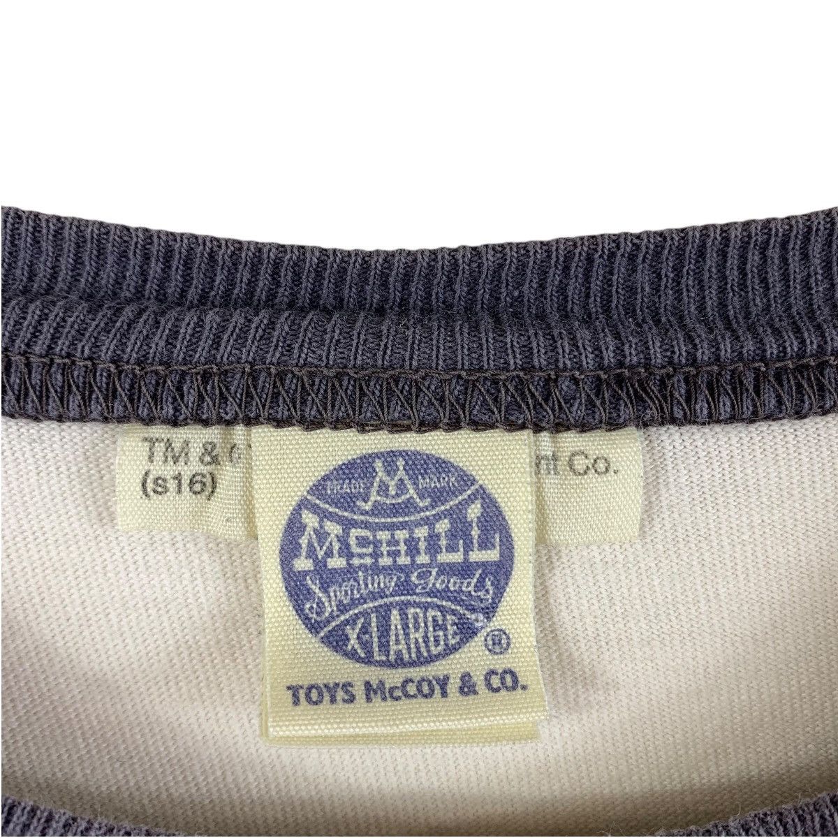 Japanese Brand × TOYS McCOY × The Real McCoy's TOY’S Mc COYS X TOM N JERRY Uss cutlas spellout tee Size US XL / EU 56 / 4 - 3 Thumbnail