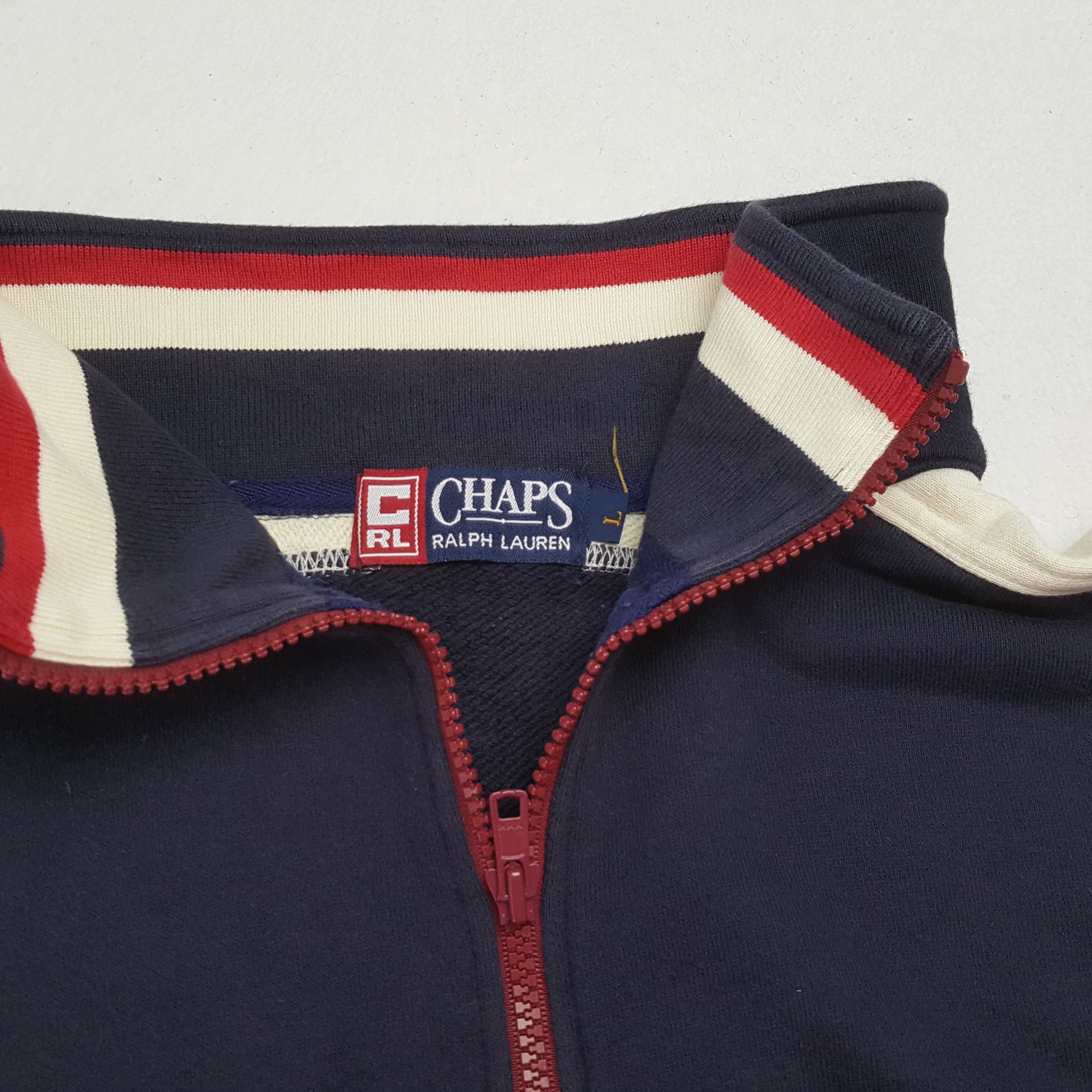 Chaps × Chaps Ralph Lauren × Vintage CHAPS RALPH LAUREN Half Zipper Sweatshirt Size US L / EU 52-54 / 3 - 9 Thumbnail