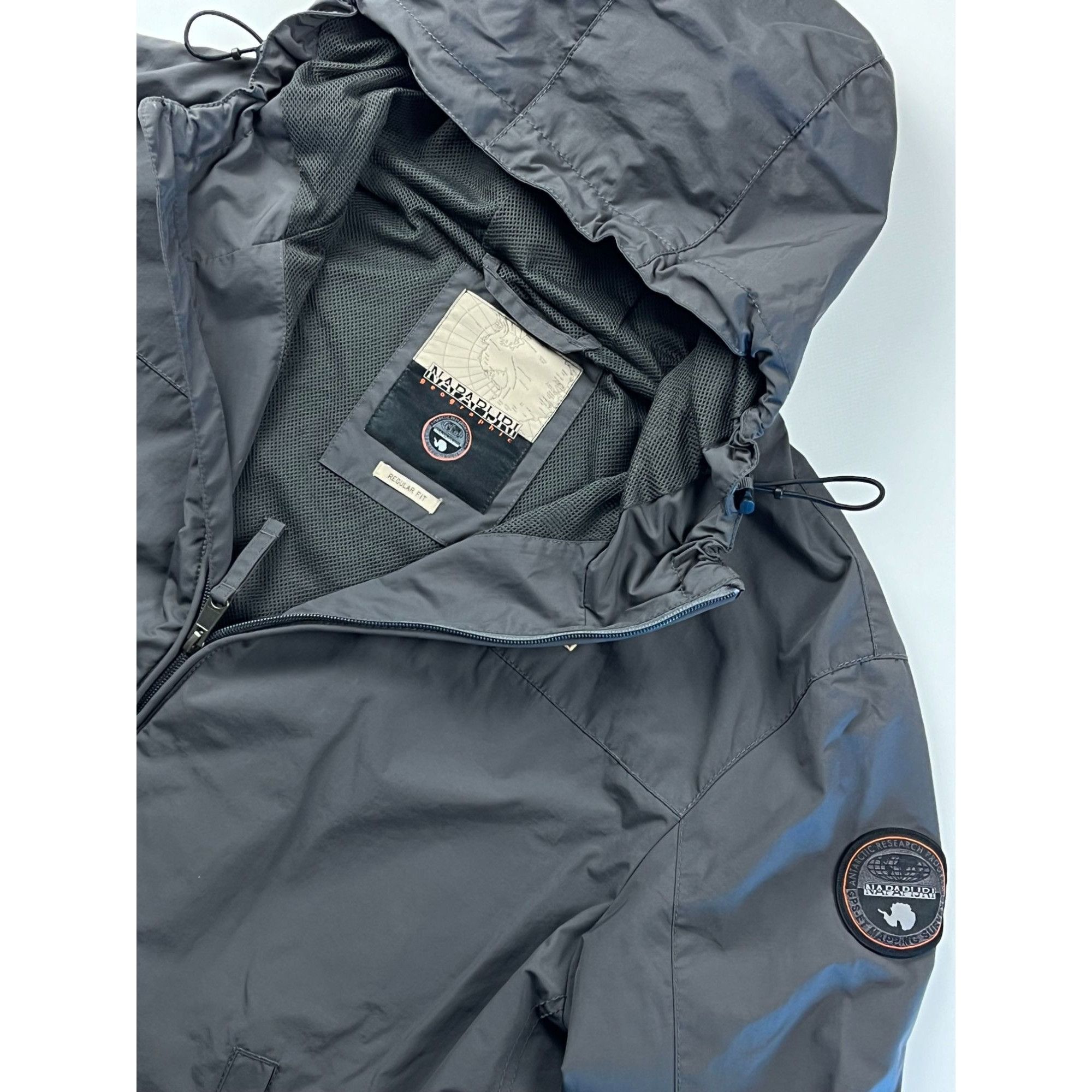 Napapijri Napapijri Hooded Windbreaker RainJacket Size US XL / EU 56 / 4 - 5 Thumbnail