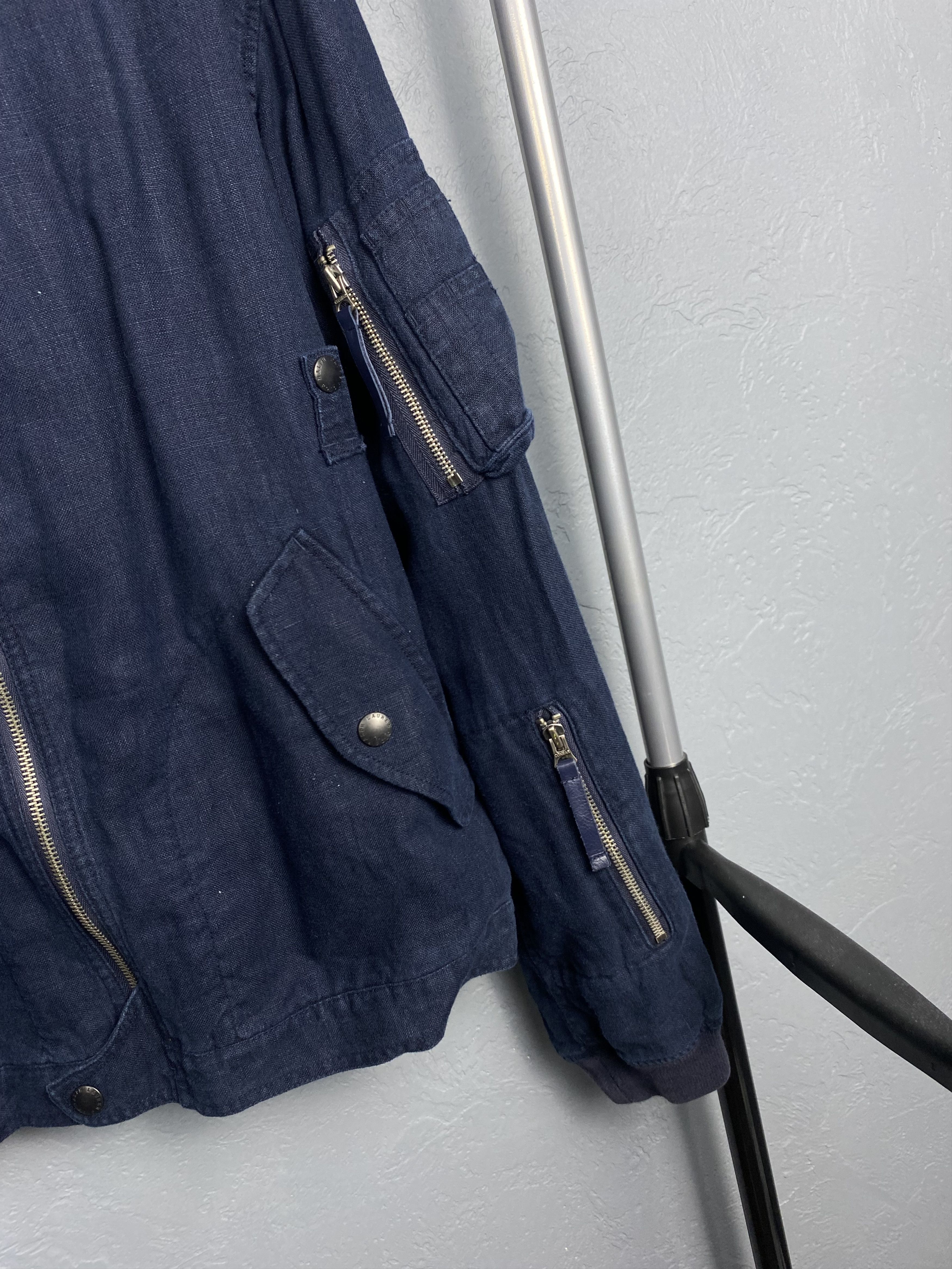 Polo Ralph Lauren Polo Ralph Lauren Vintage Mens Multi Pockets LINEN Jacket Size US XL / EU 56 / 4 - 7 Thumbnail