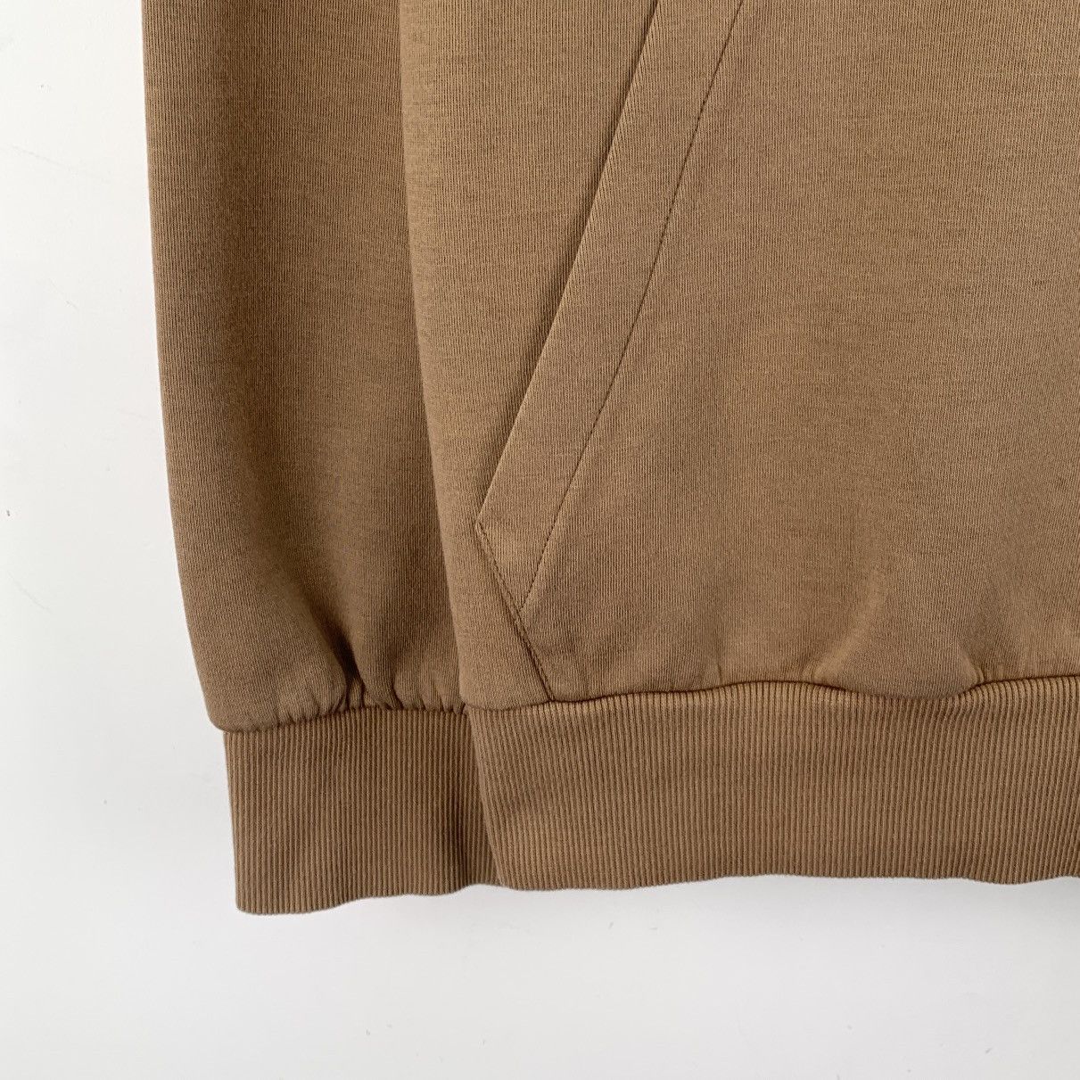 Max Mara Maxmara Brown Cotton Hooded Long Sleeve Sweatshirt K26WX Size L / US 10 / IT 46 - 5 Thumbnail