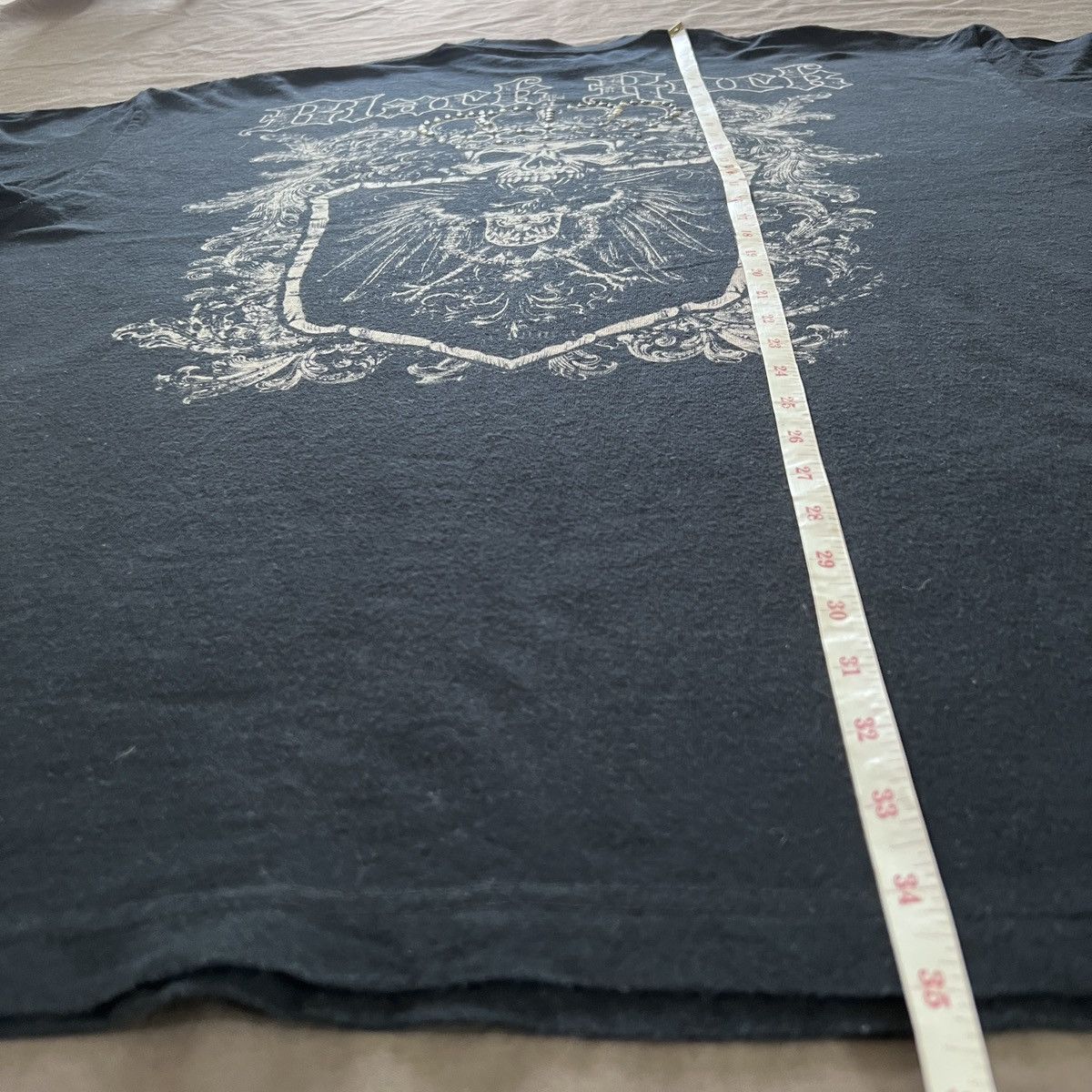 Vintage Y2K Black Rock skull Streetwear 3XL Graphic Fashion Tattoo Size US XXL / EU 58 / 5 - 9 Thumbnail