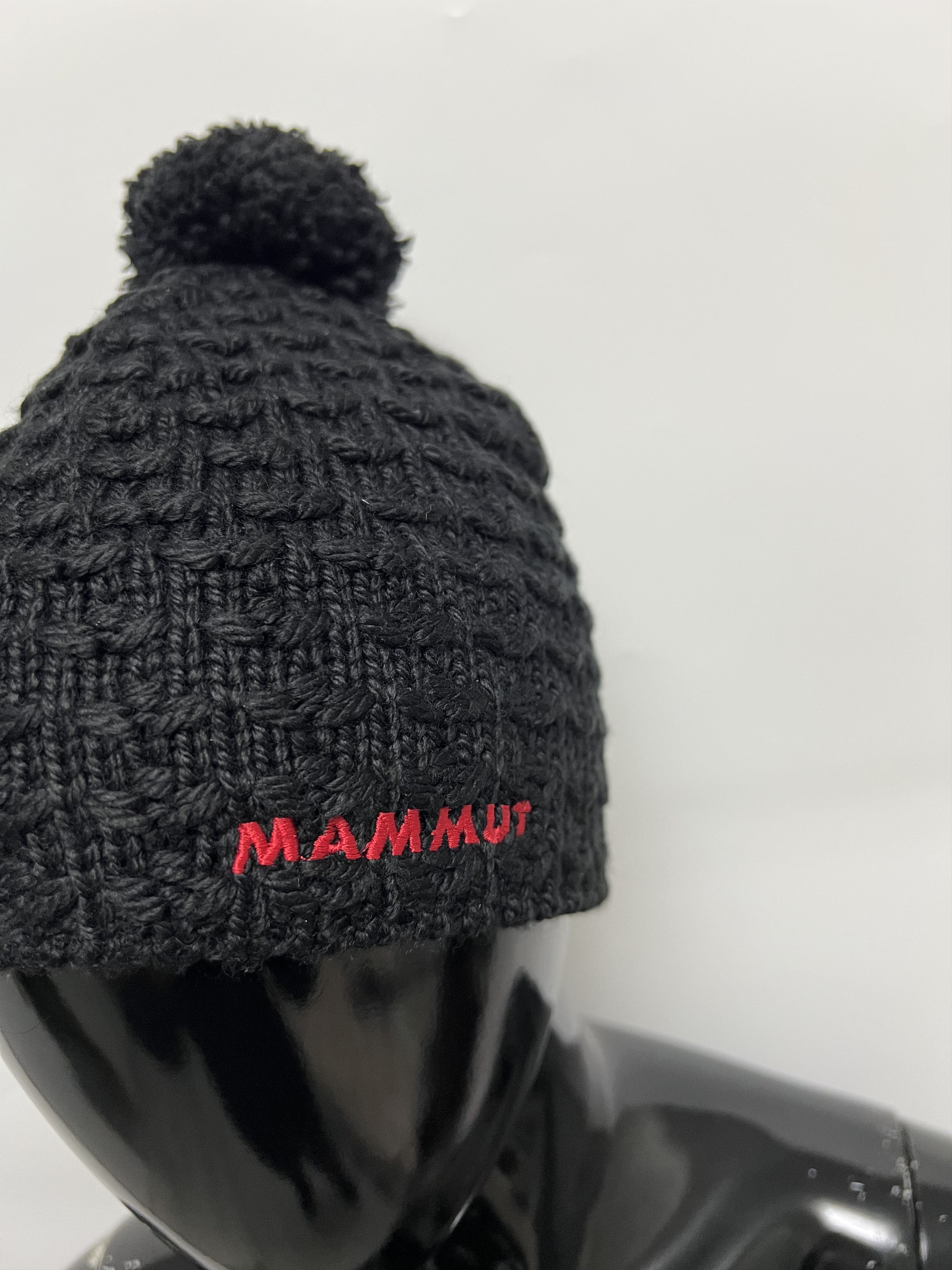 Mammut Mammut Beanie Hat Knit Pom Pom Lined Thermal Winter Outdoor Size ONE SIZE - 4 Thumbnail