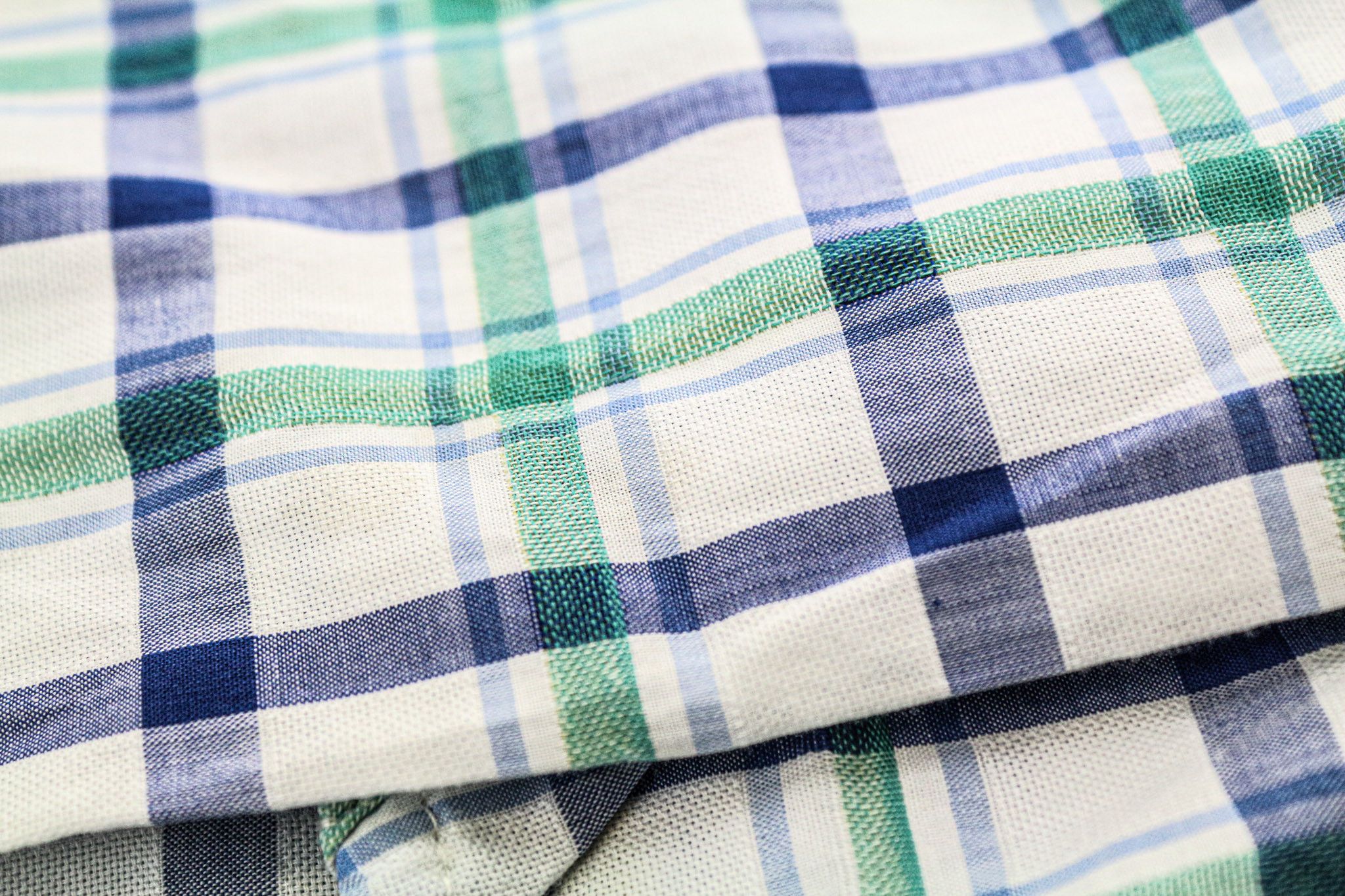 Scotch & Soda AMS COUTURE L Blue Green White Checked Cotton Shirt 75409 Size US L / EU 52-54 / 3 - 10 Thumbnail